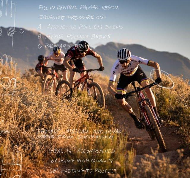 Prime Sports Cycling Men's Biking Mountain Ultra Breathable Gel Shock Gloves US 