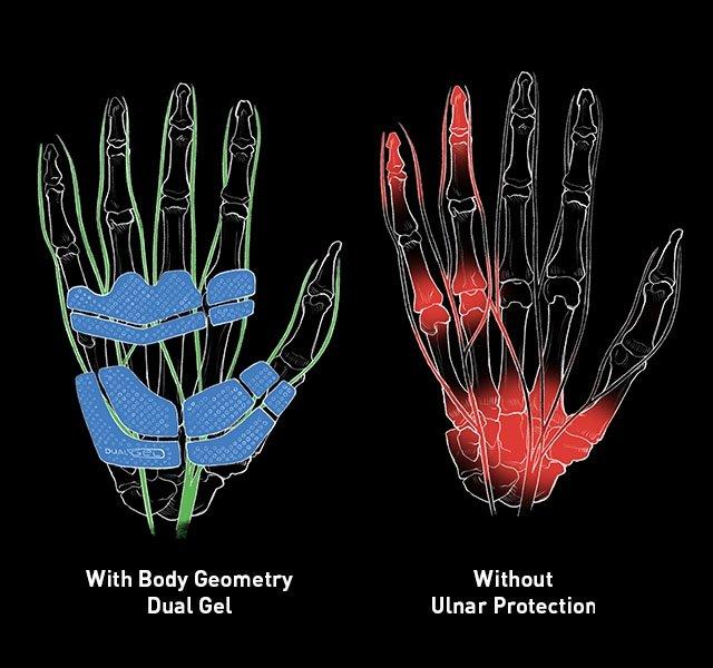 Men s Body Geometry Dual Gel Short Finger Gloves