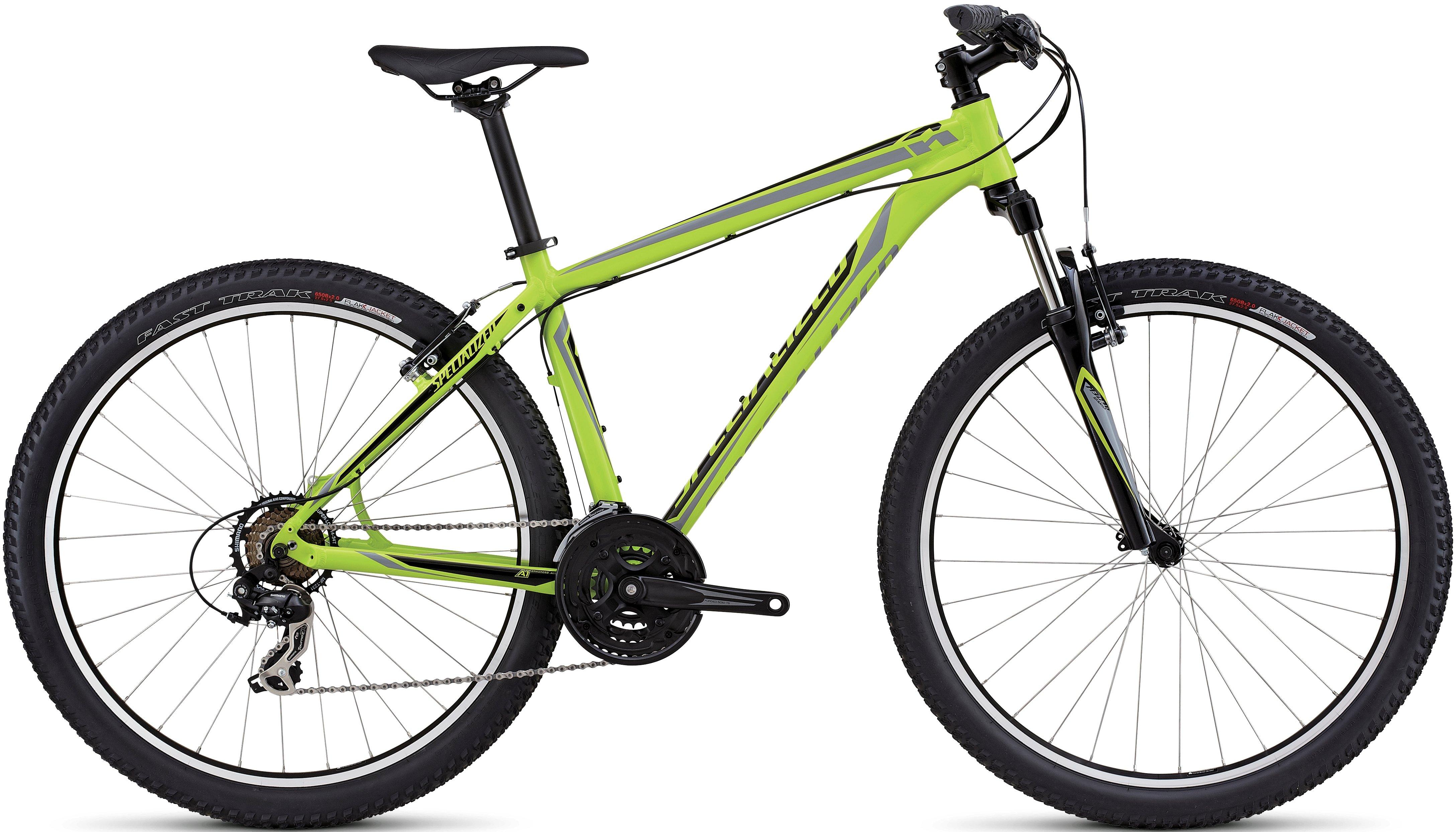 Green specialized shop bike