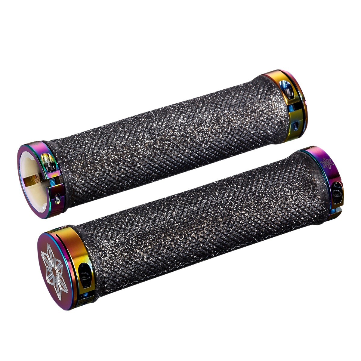 SUPACAZ] DIAMOND KUSH GRIP BLK/OIL SLICK DH STAR RINGZ(ワンサイズ ブラック/オイルスリック):  グリップu0026バーテープ｜スペシャライズドオンラインストア