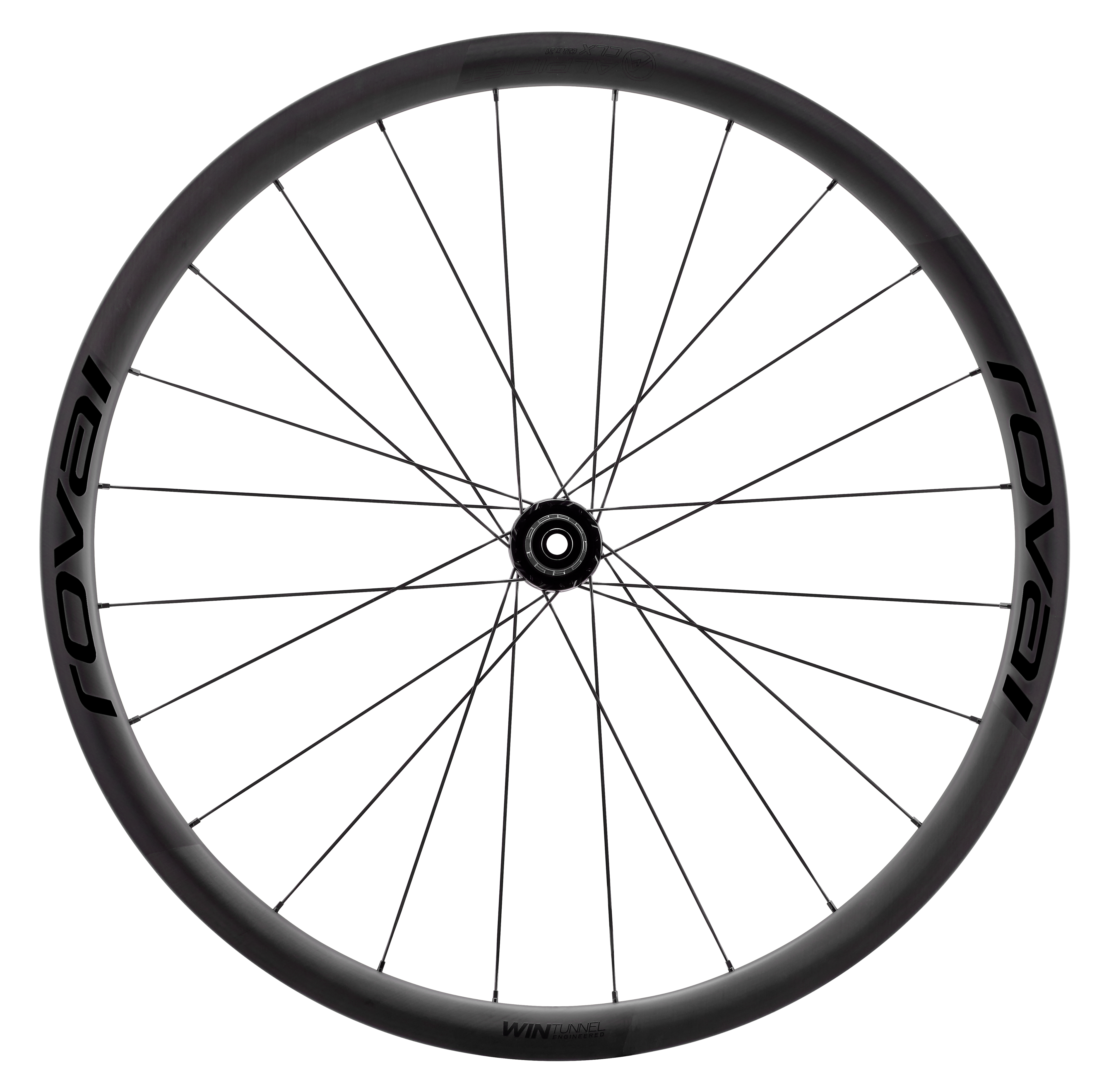 ROVAL ALPINIST CLX REAR HG SATIN CARBON/GLOSS BLK 700C(700C REAR