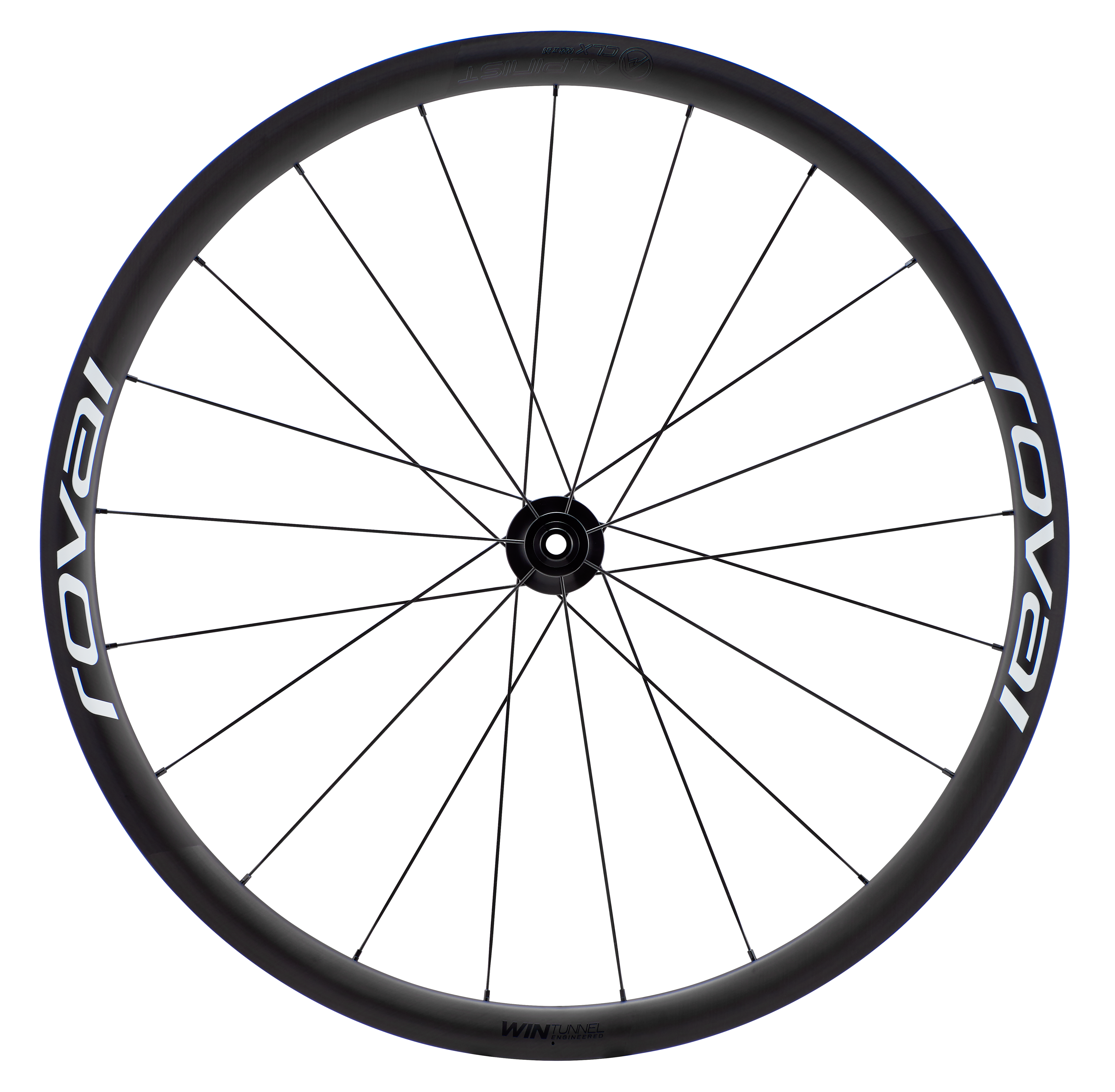 ROVAL ALPINIST CLX FRONT SATIN CARBON/WHT 700C(700C FRONT サテン 