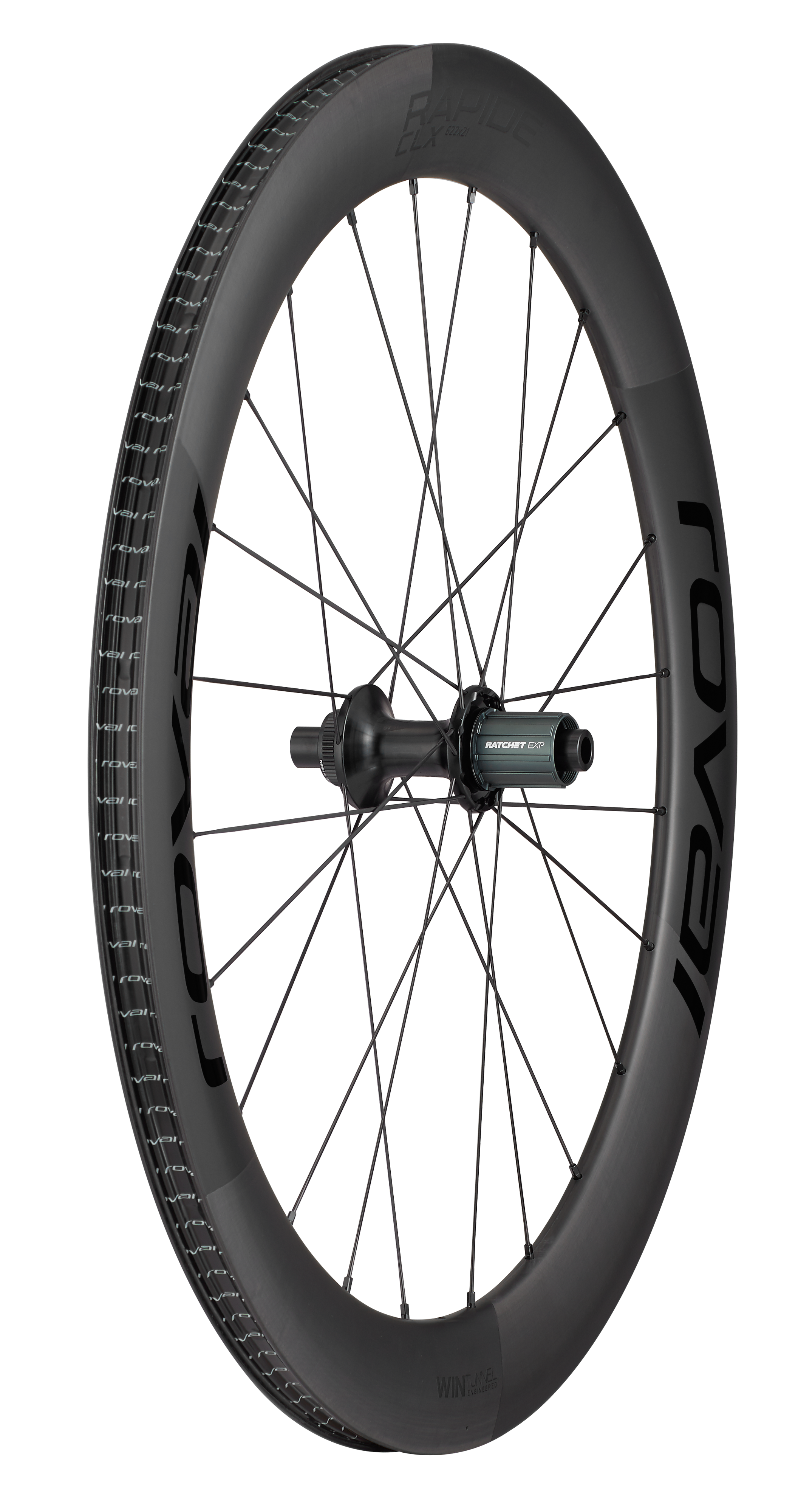 ROVAL RAPIDE CLX REAR HG SATIN CARBON/GLOSS BLK 700C(700C REAR