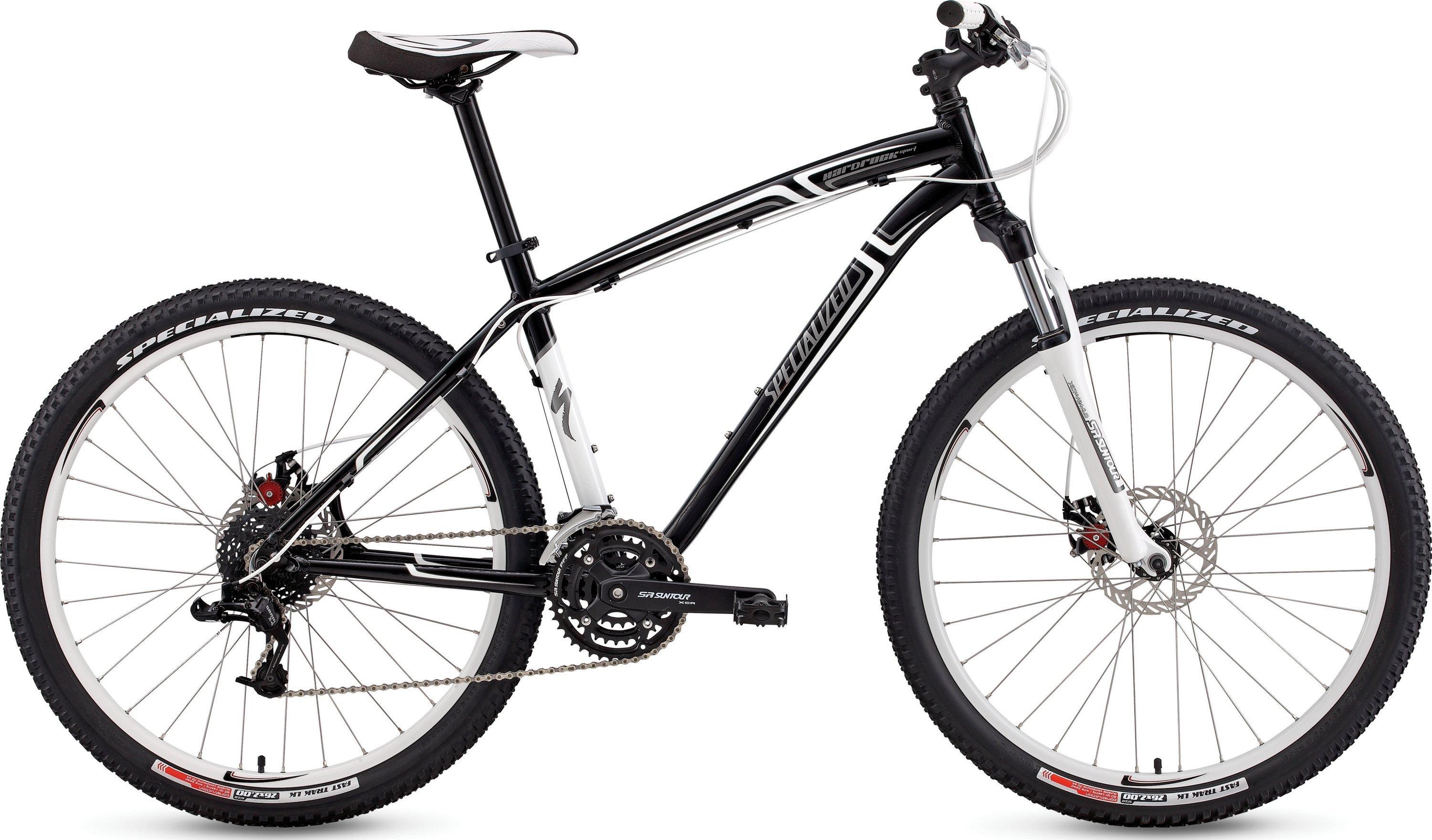 Specialized hardrock white sales and black