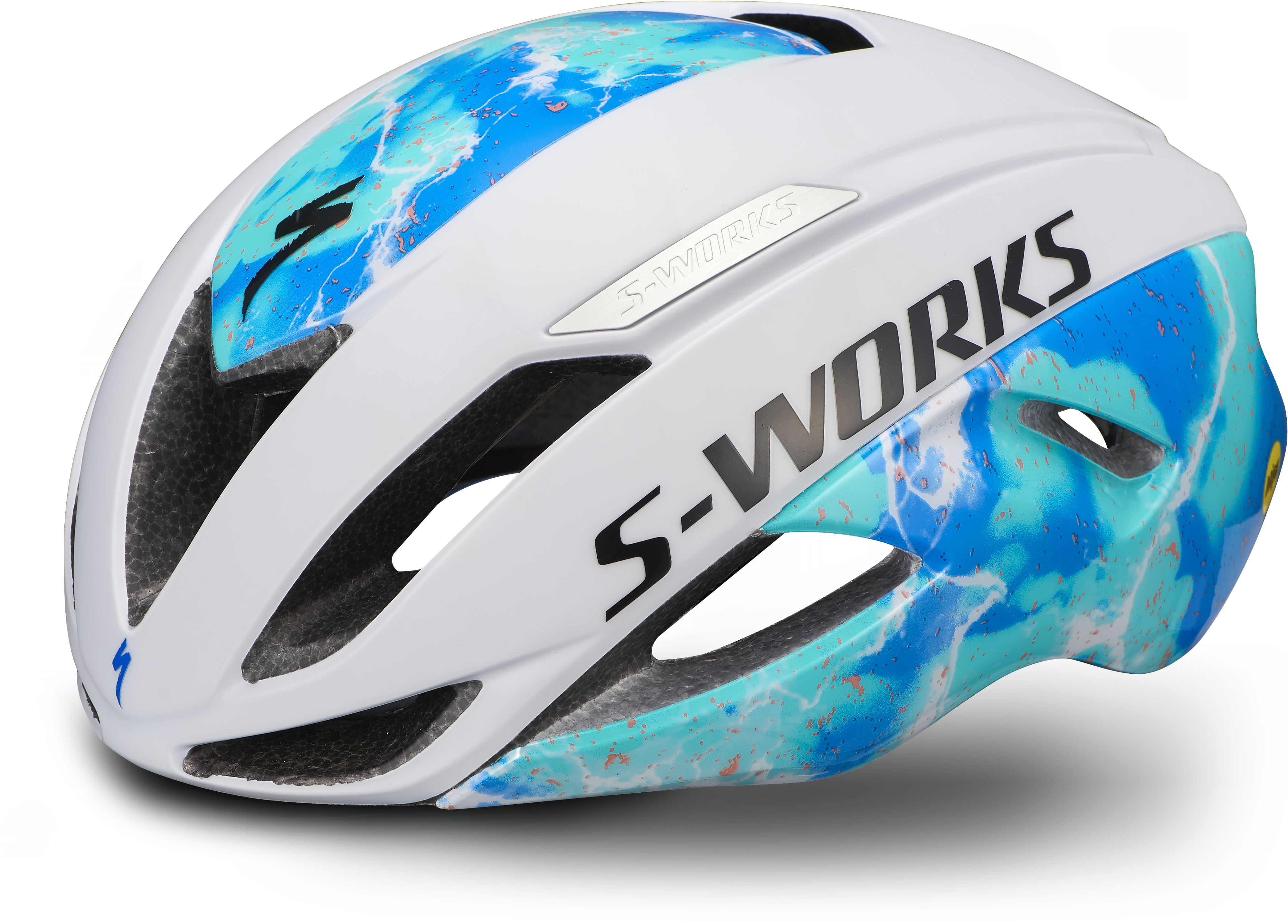 Capacete Specialized S-Works Evade Verde e Carvão