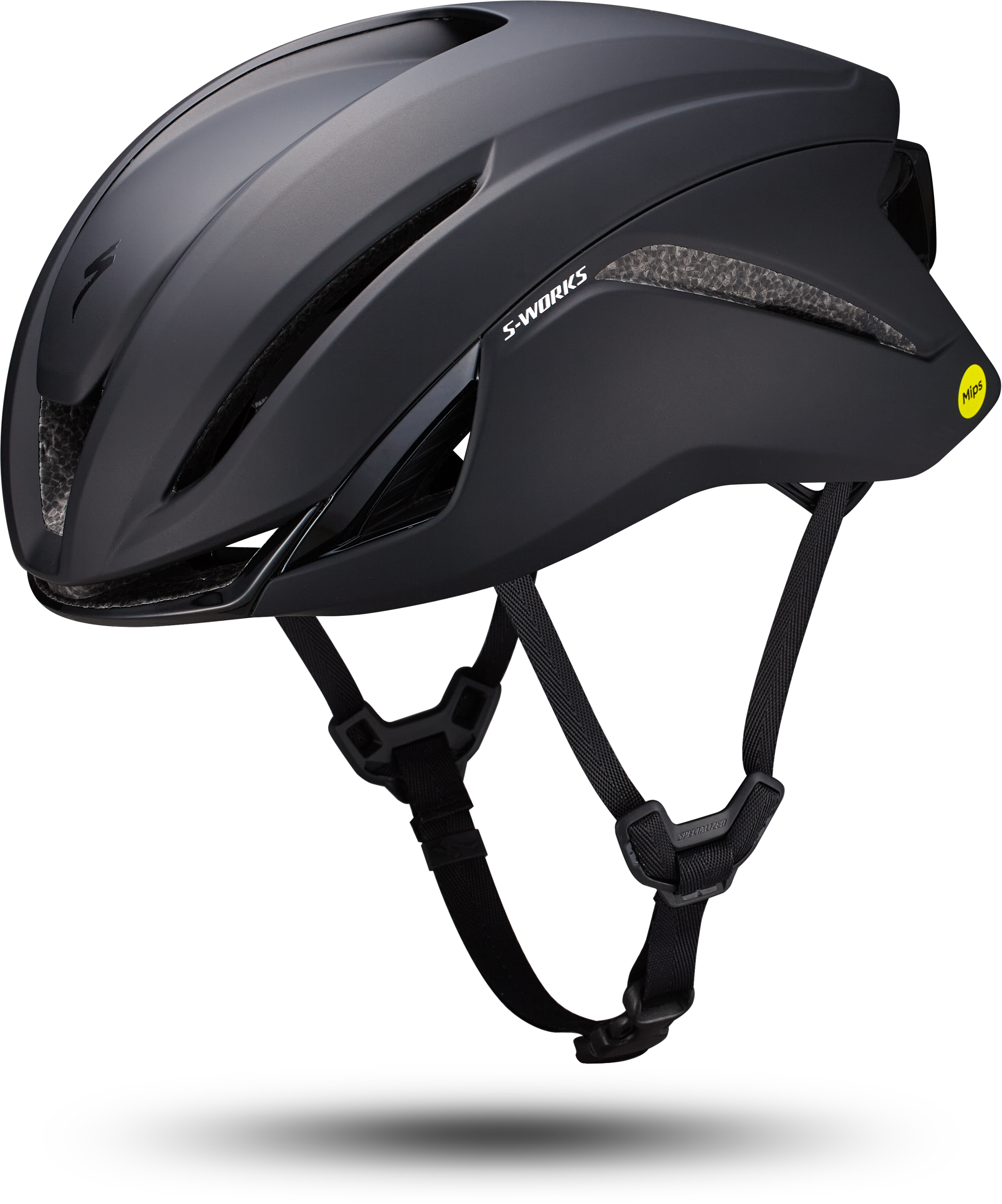 S-WORKS EVADE 4 HELMET CE MATTE BLK ROUND M(Round M (55-59cm