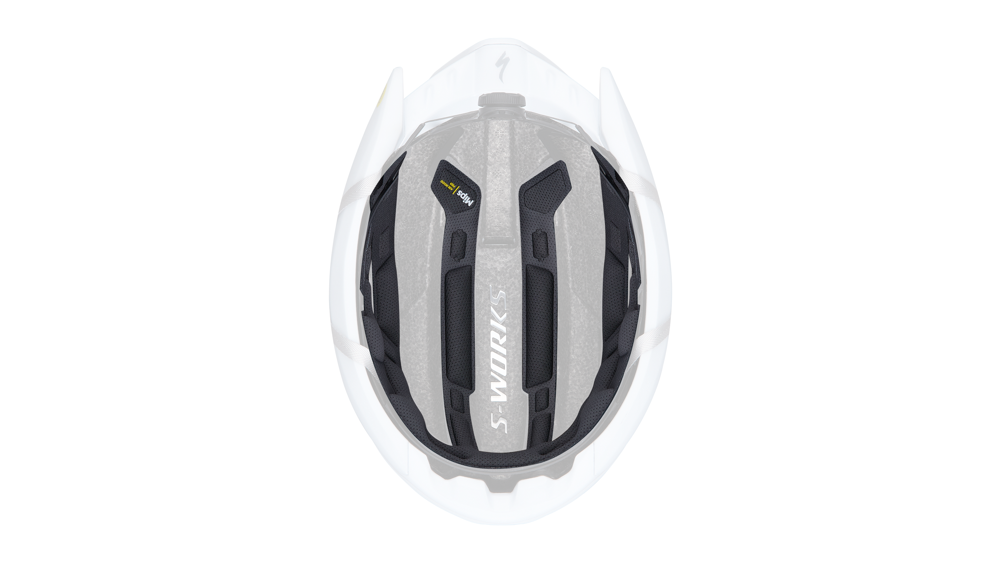 S-WORKS EVADE 4 HELMET CE MATTE WHT ROUND L(Round L (58-62cm