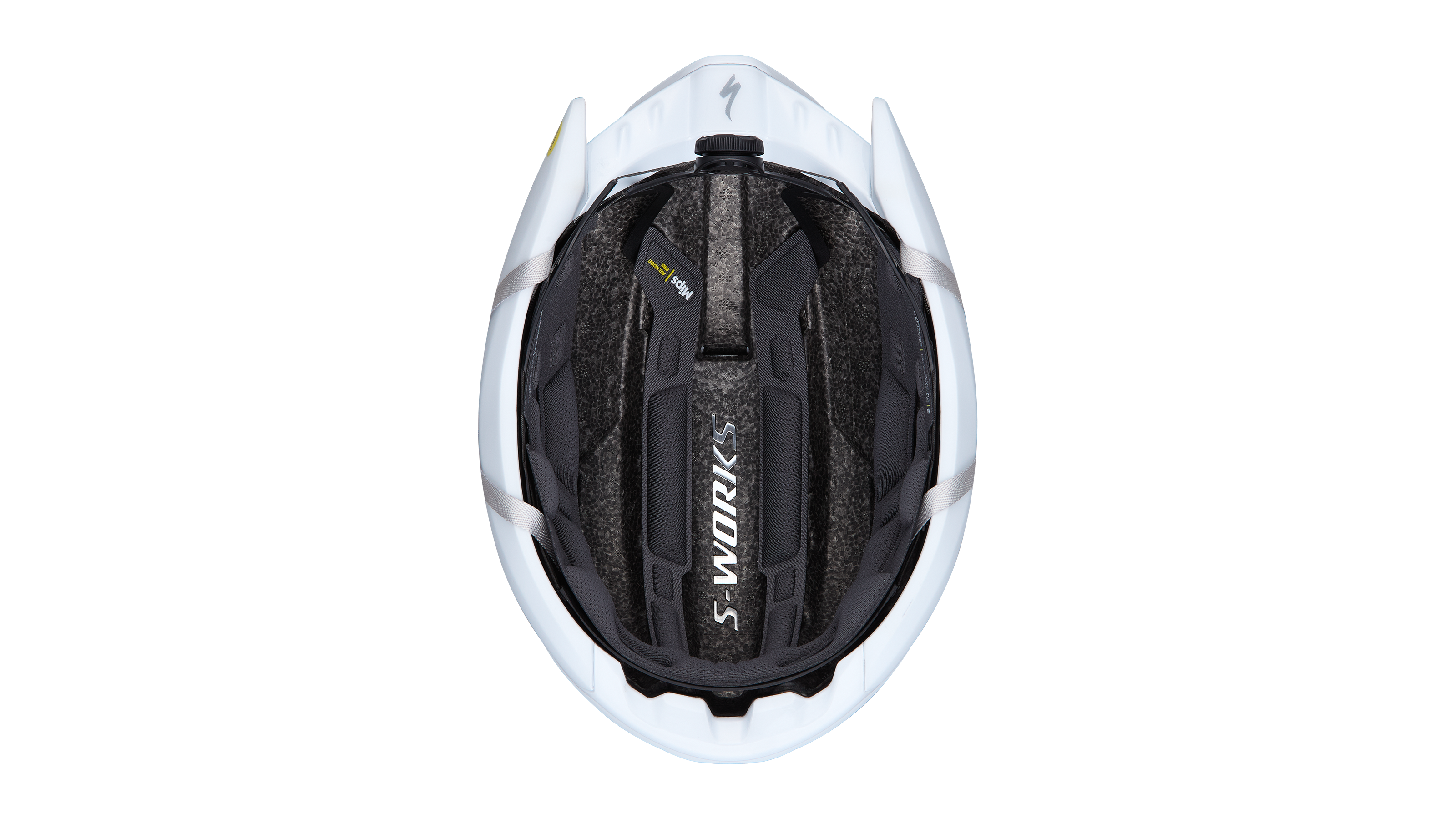 S-WORKS EVADE 4 HELMET CE MATTE WHT ROUND L(Round L (58-62cm