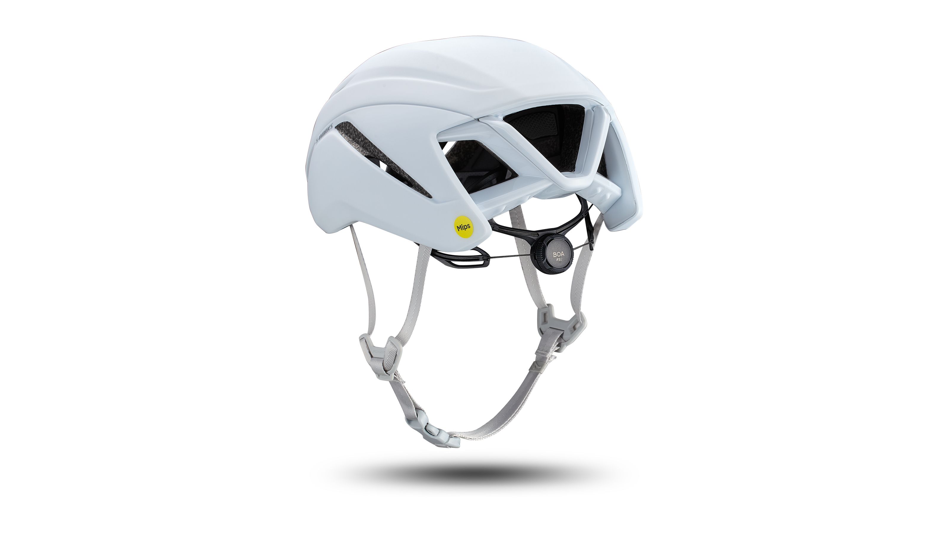 S-WORKS EVADE 4 HELMET CE MATTE WHT ROUND S(Round S (51-56cm