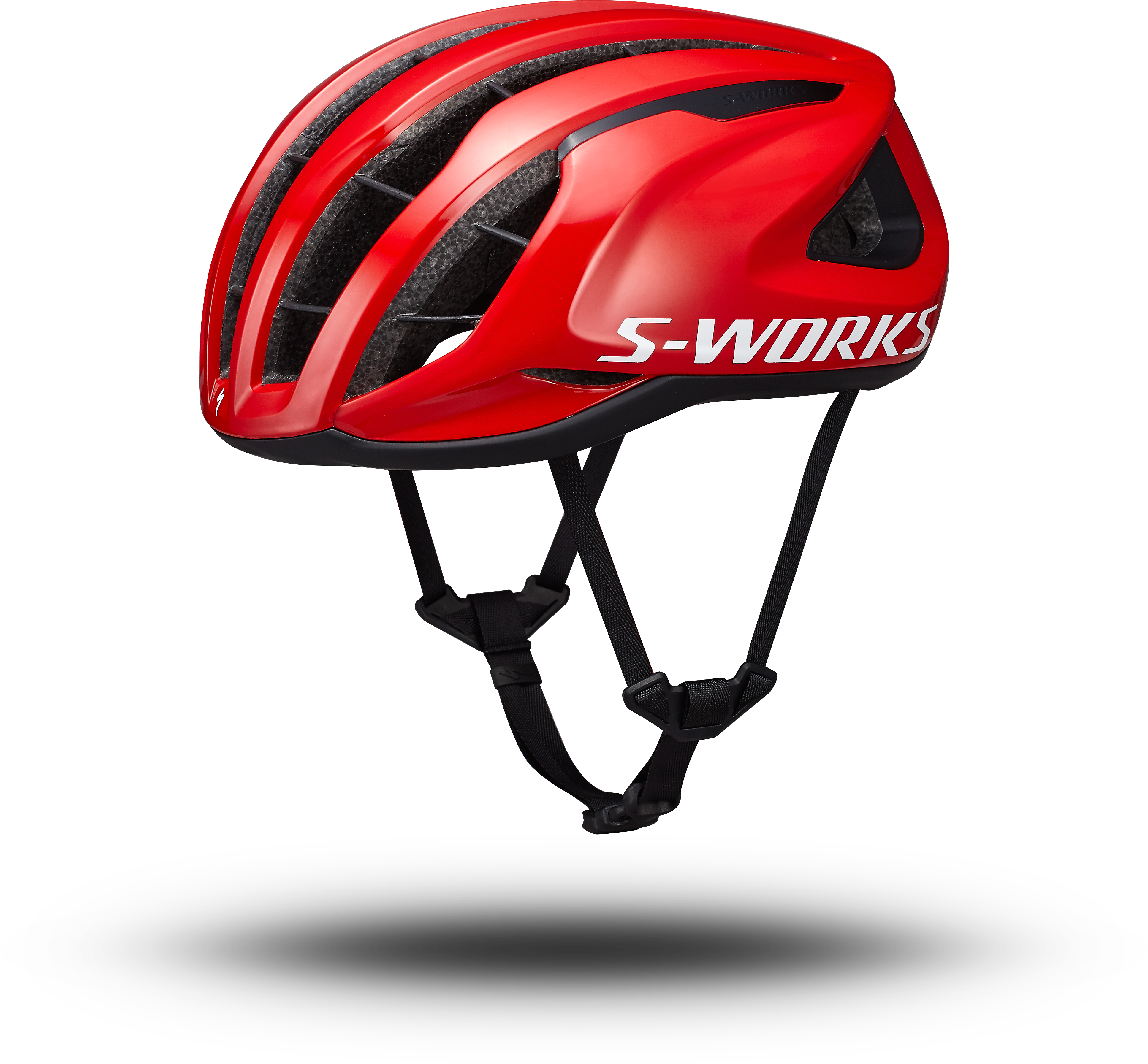 S-WORKS PREVAIL 3 HELMET CE VIVRED ROUND M(Round M (55-59cm) ビビッドレッド): ヘルメット ｜スペシャライズドオンラインストア