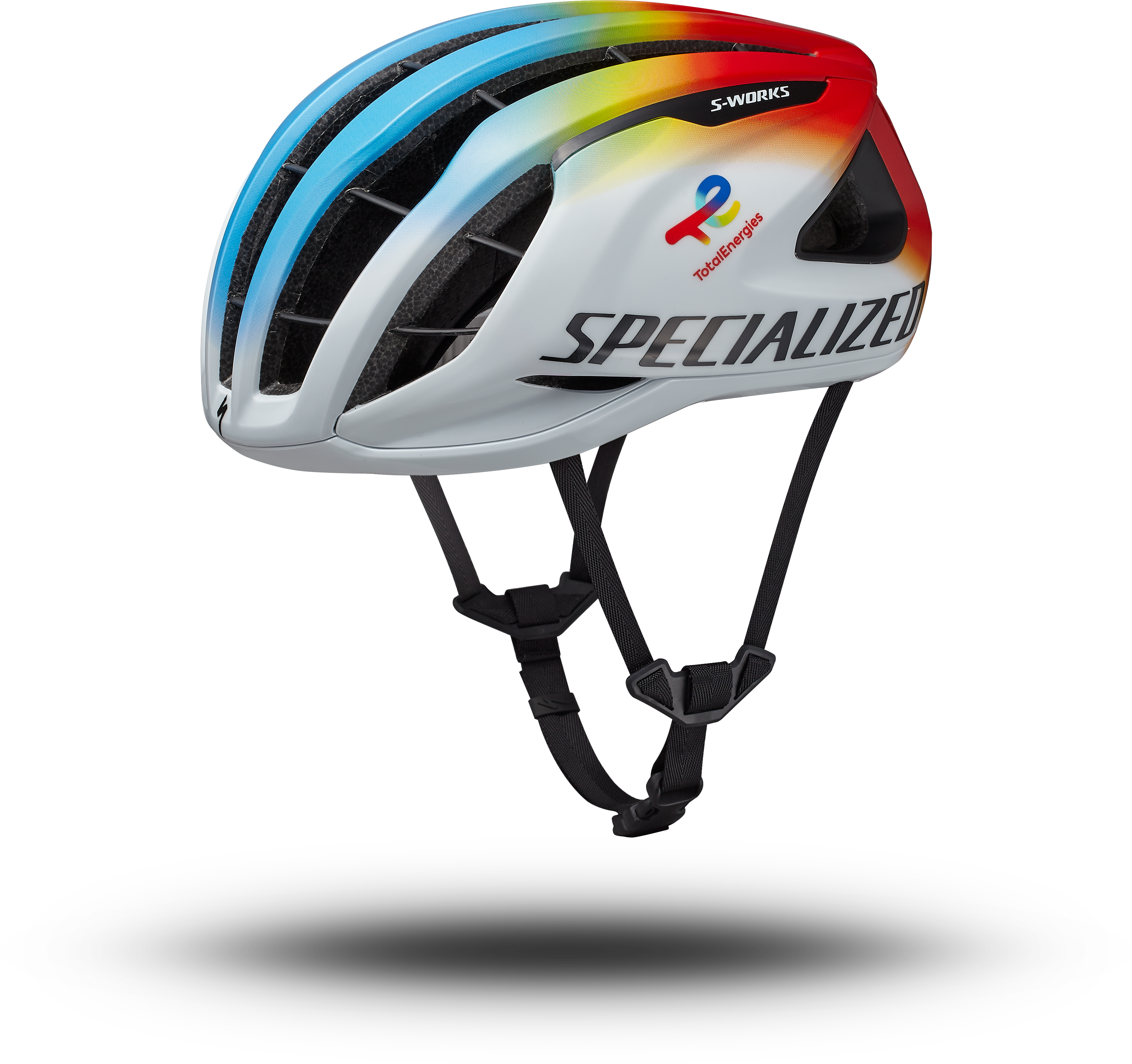 S-WORKS PREVAIL 3 TEAM REPLICA HLMT CE TOTAL ENERGIES ROUND L 