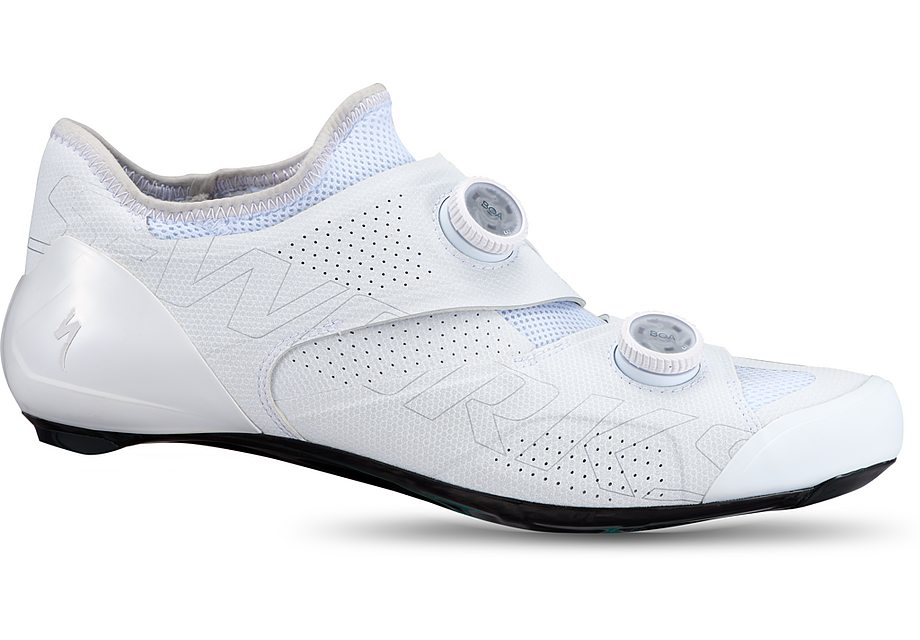 S-WORKS ARES ROAD SHOES WHT 40.5(40.5 (25.8cm) ホワイト): シューズ 