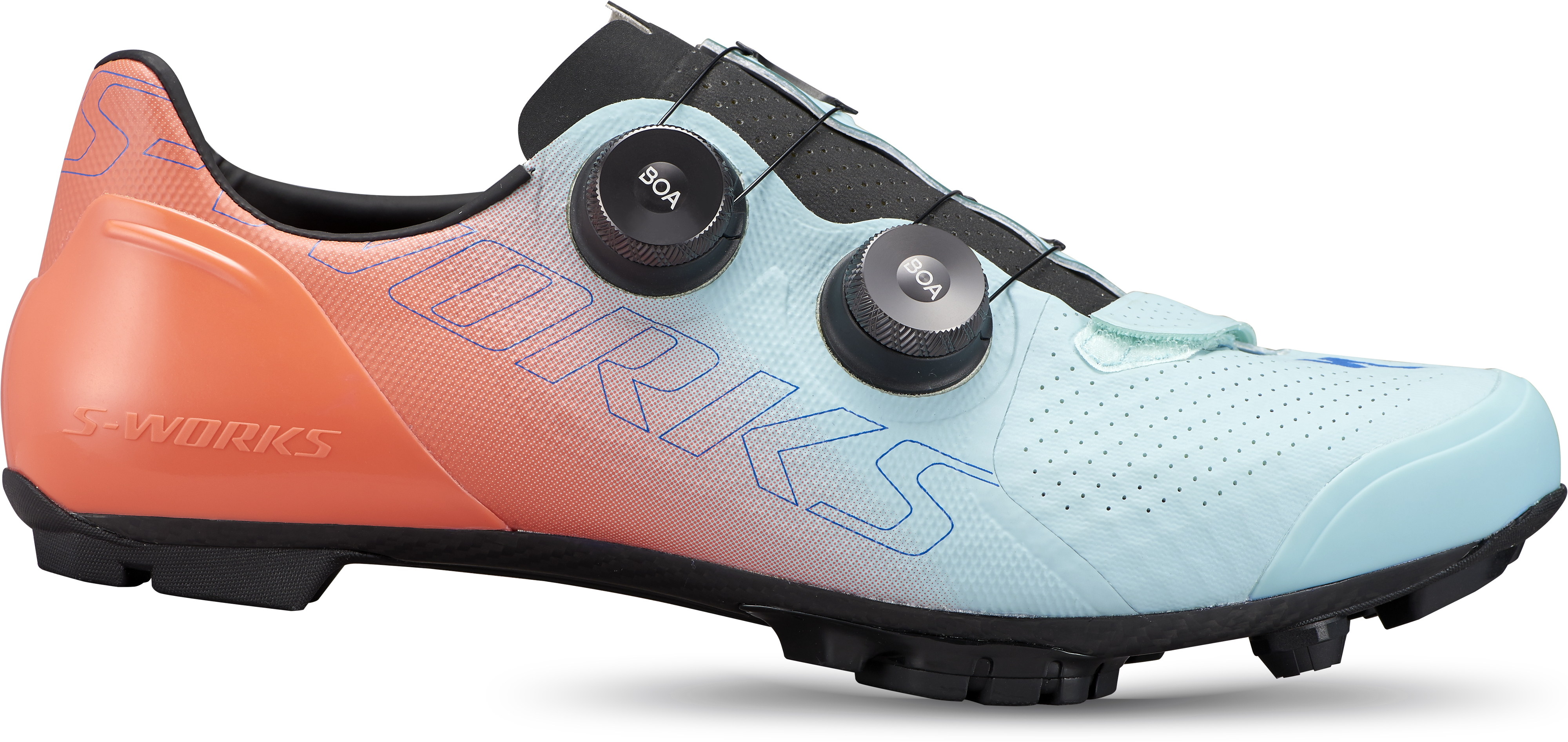 S-WORKS RECON MOUNTAIN BIKE SHOES ARCTBLU_VIVCRL_SKYBLU 40(40