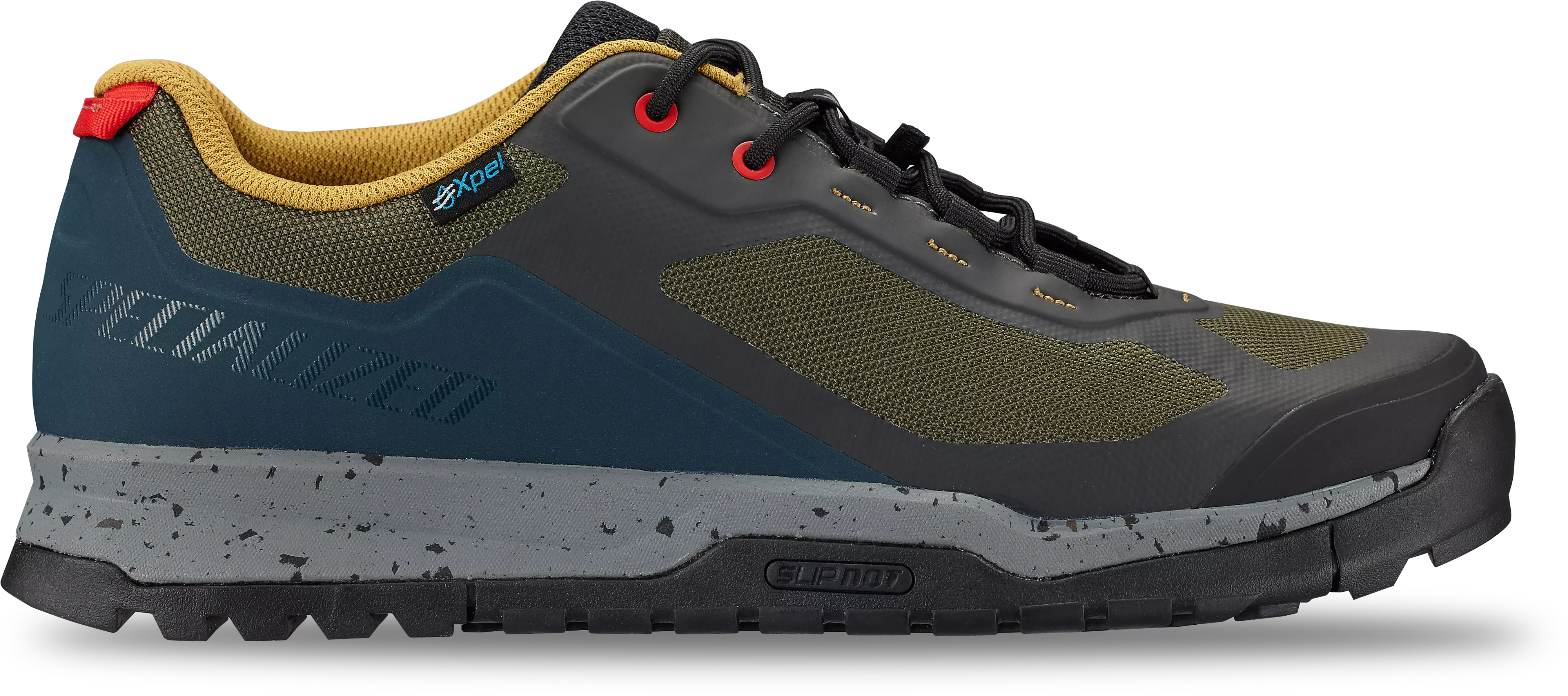 Rime Flat Mountain Bike Shoe Dark Moss Deep Lake Harvest Gold 47 Shoes TheFlow.bike