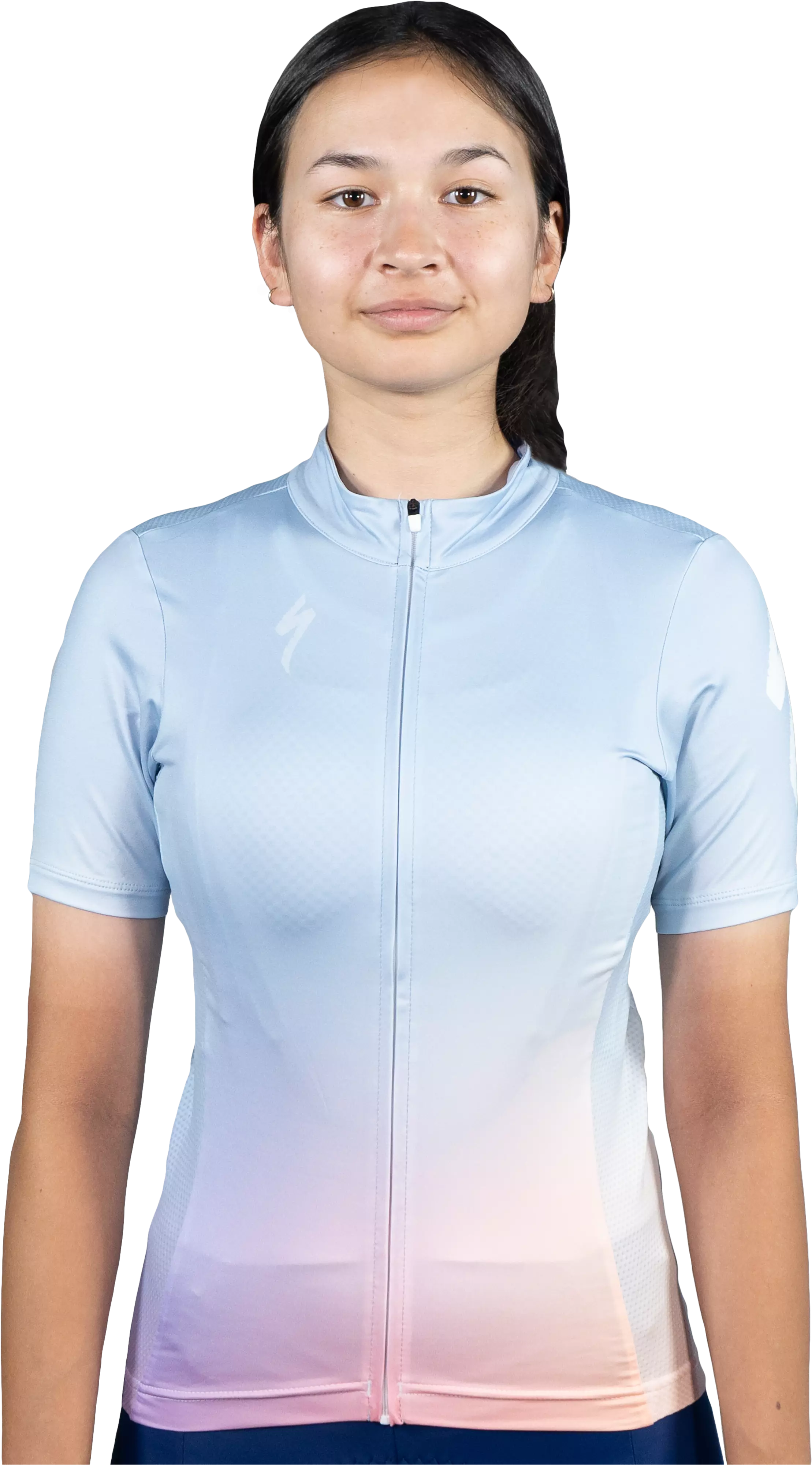 bocbok 복복 PRESSED FLOWER JERSEY TOP BLUE Women's RBX Clouds Short Sleeve Jersey