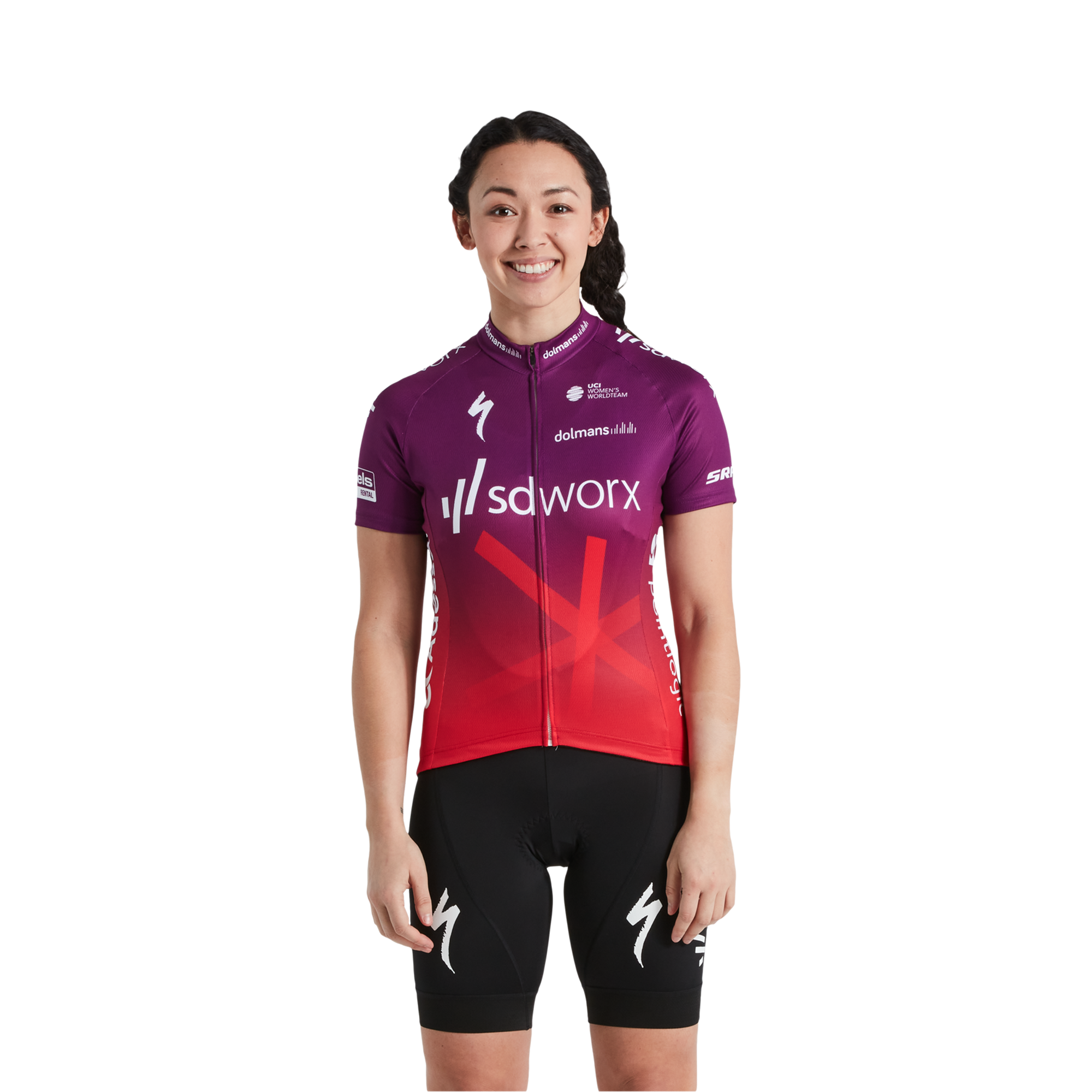 スペシャライズド　サイクルジャージ 新作グッ Specialized サイクルジャージ M 白・黒 セット ウェア