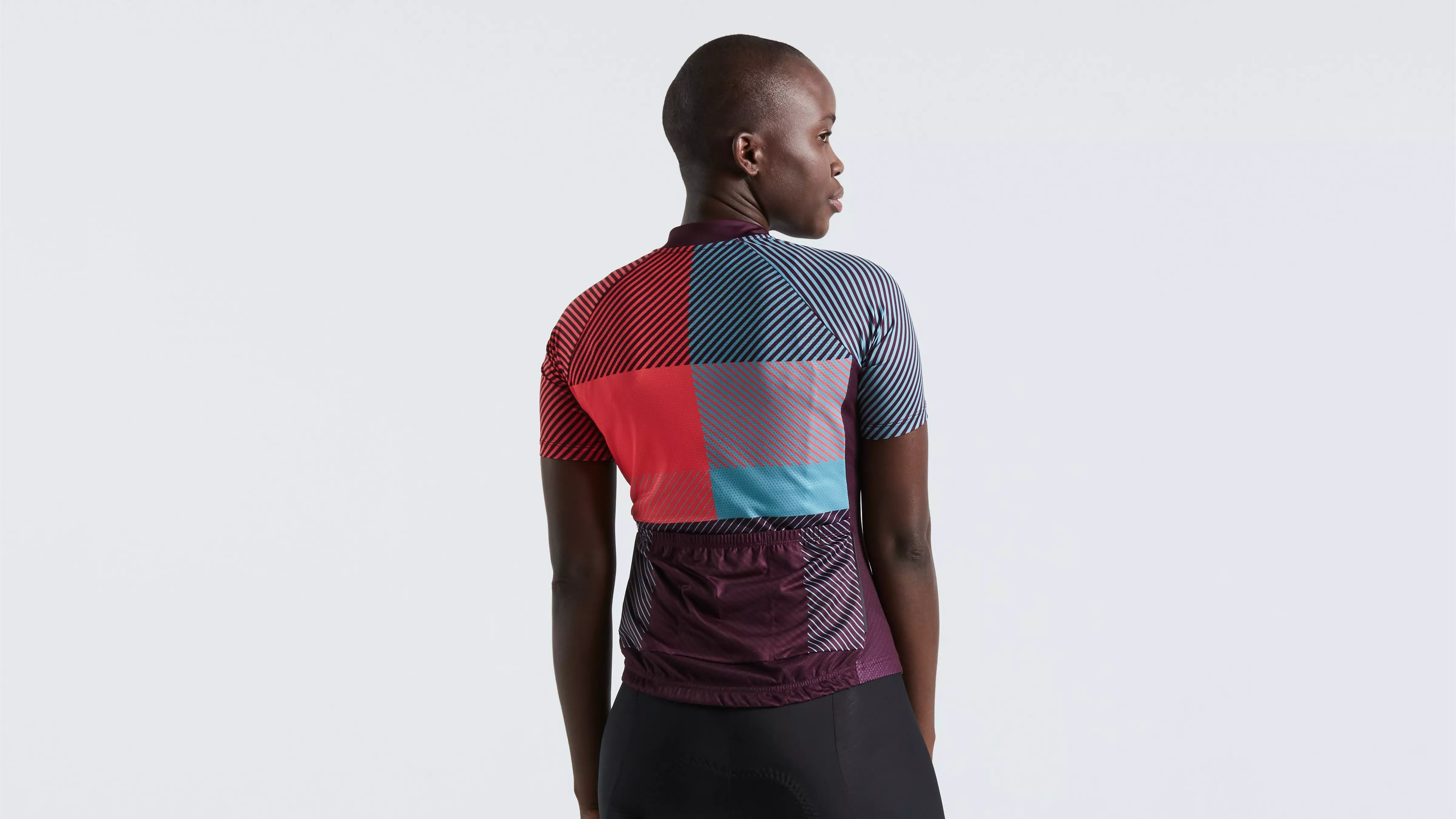 Women's SL+ Logo Stripe Short Sleeve Jersey Women's SL+ Logo Stripe Short Sleeve Jersey
