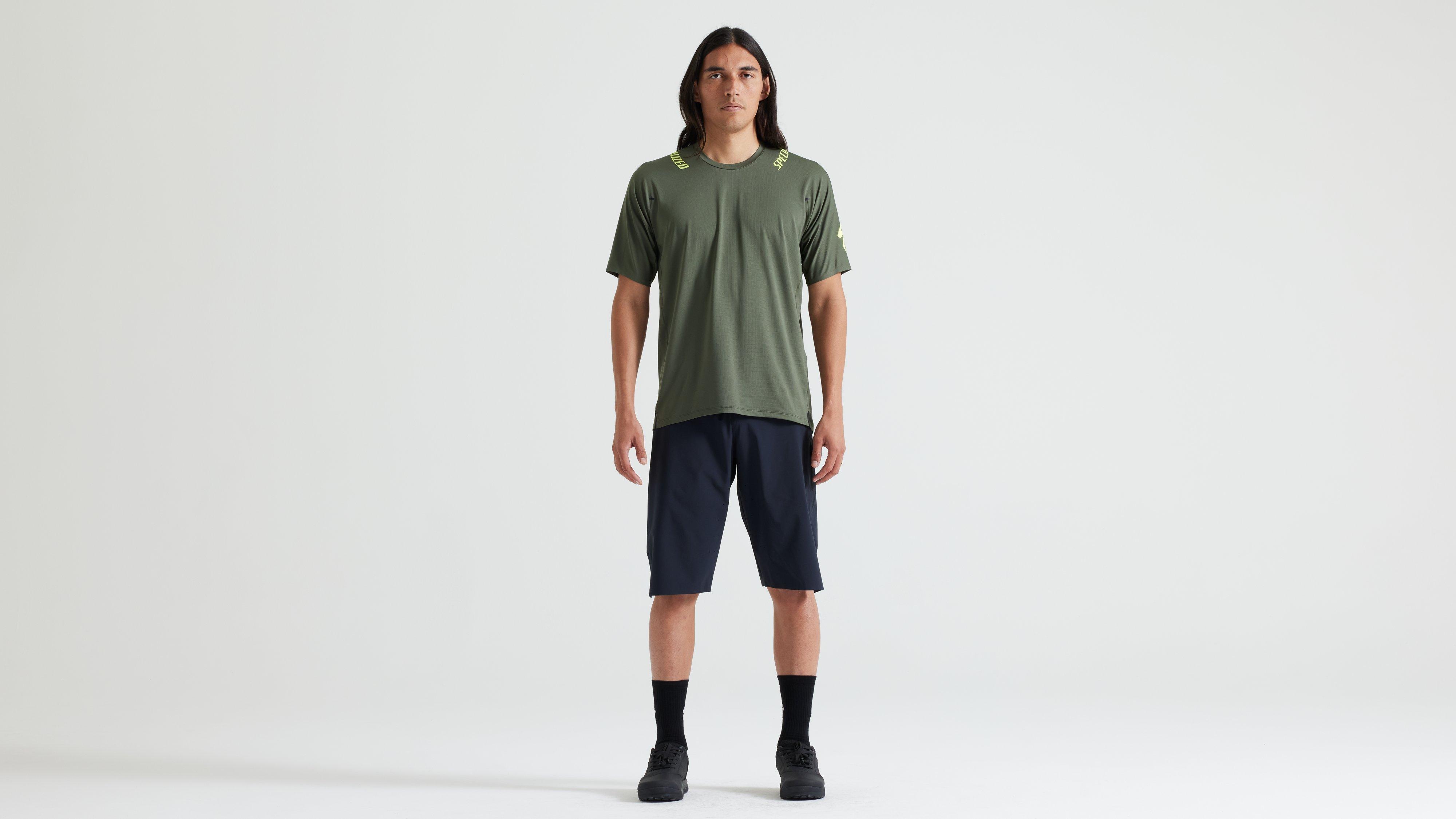 30日間満足保証対象】MEN'S TRAIL AIR SHORT SLEEVE JERSEY OAKGRN M(M 