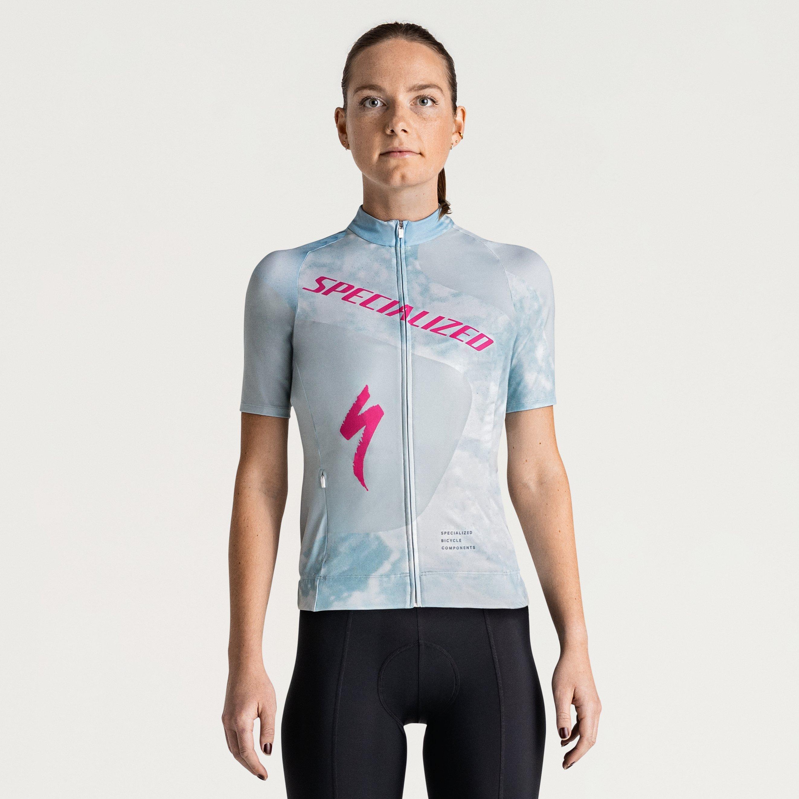【DISCERNMENT】Champions color matching track short sleeve Specialized Women's Foundation Short Sleeve Graphic Jersey