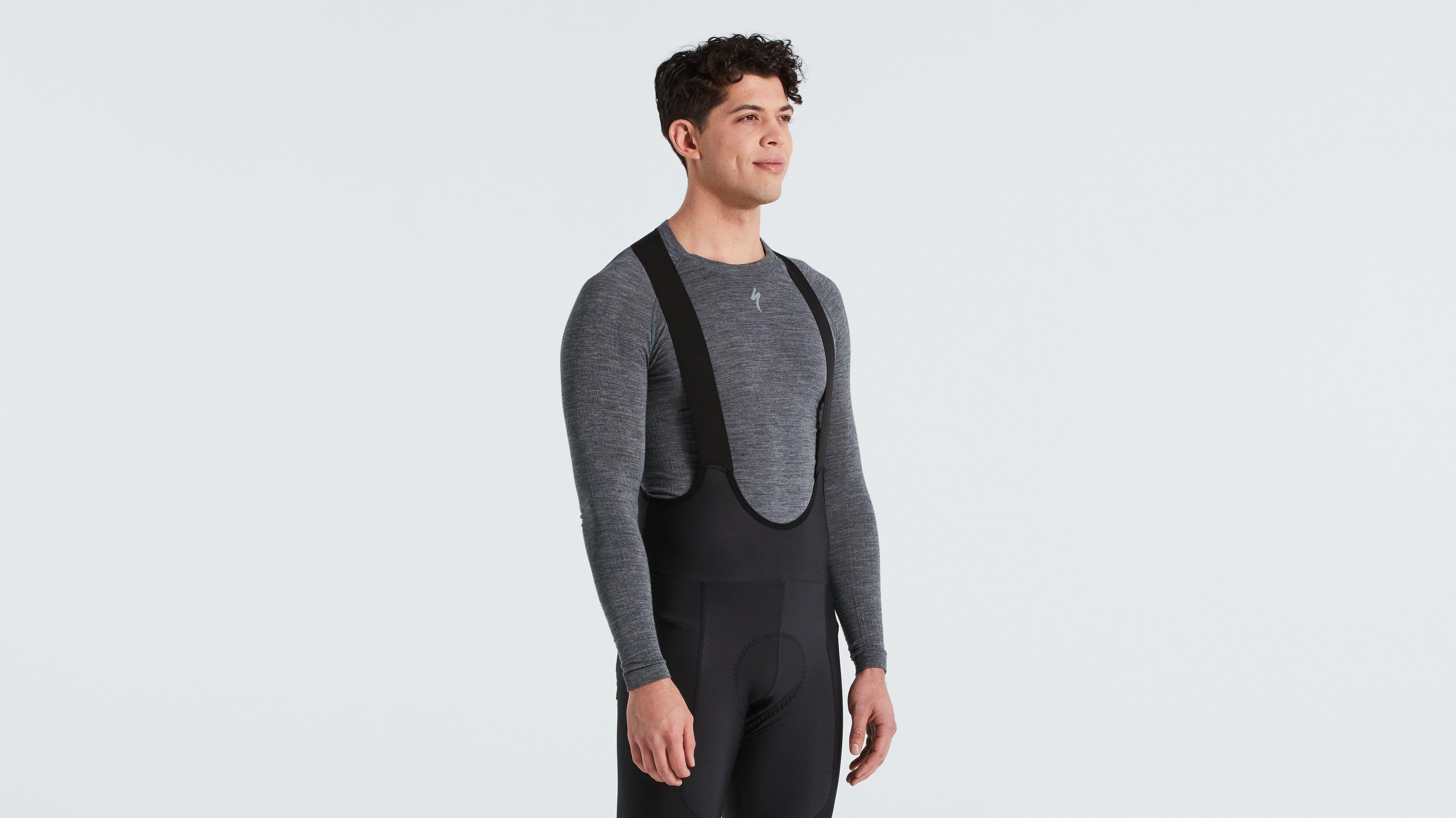 Merino Wool Long Sleeve Base Layer - Designed for cyclists