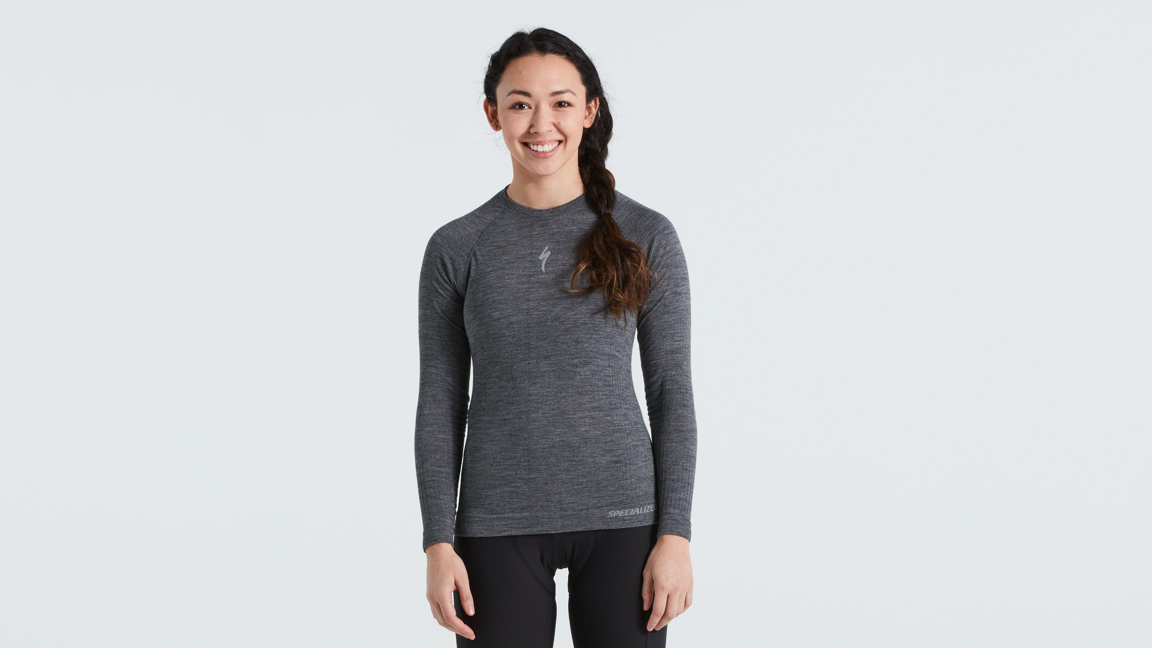 Sous v tement technique manches longues Hiver Femme Merino Seamless