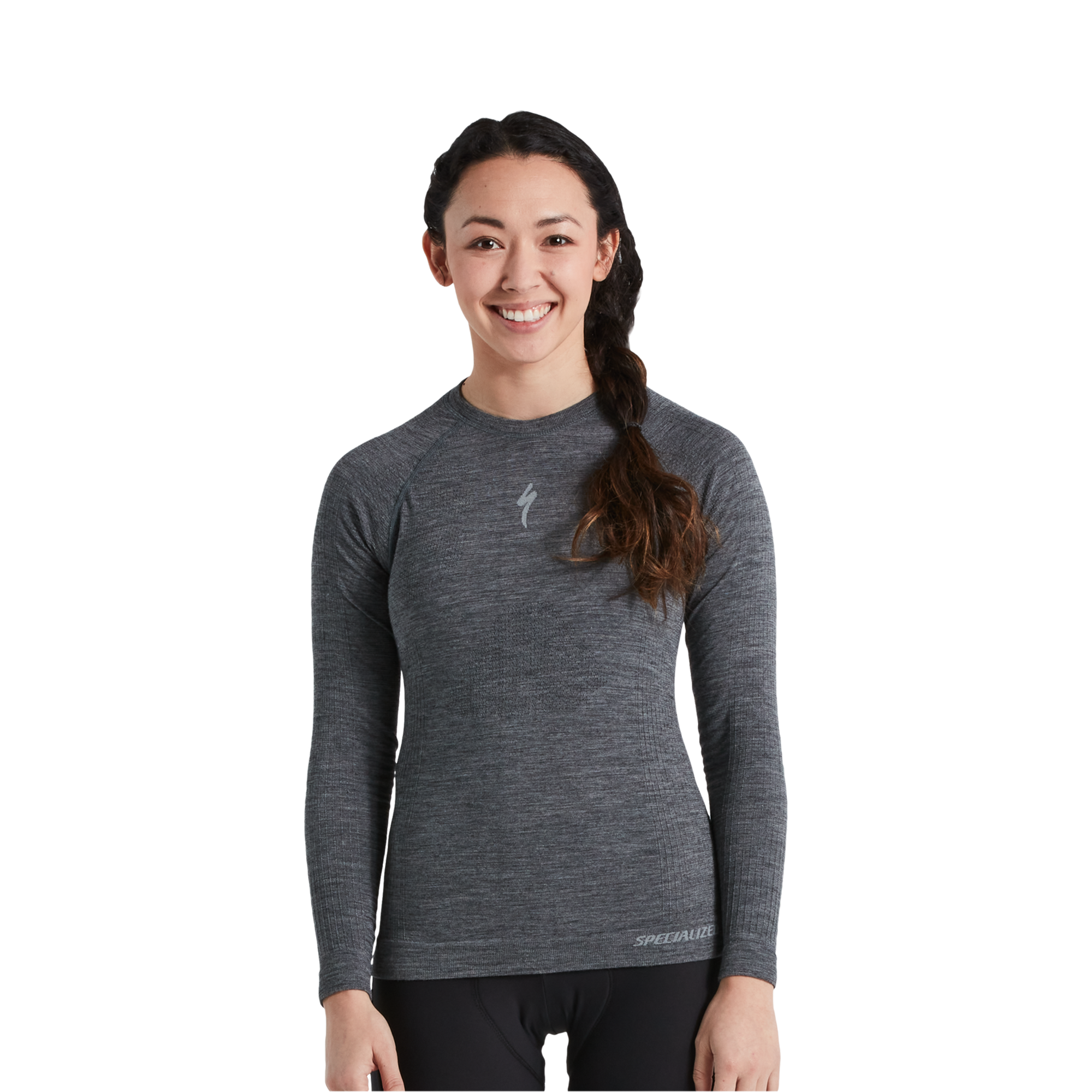 Dames Merino Seamless Long Sleeve Base Layer