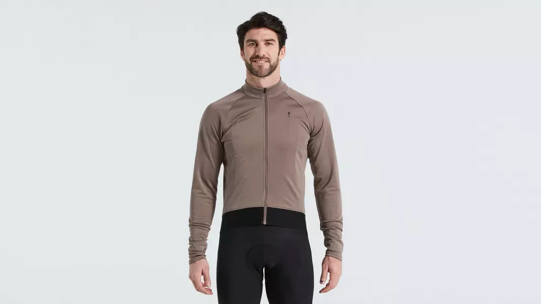 Men's RBX Expert Long Sleeve Thermal Jersey - L - Gunmetal