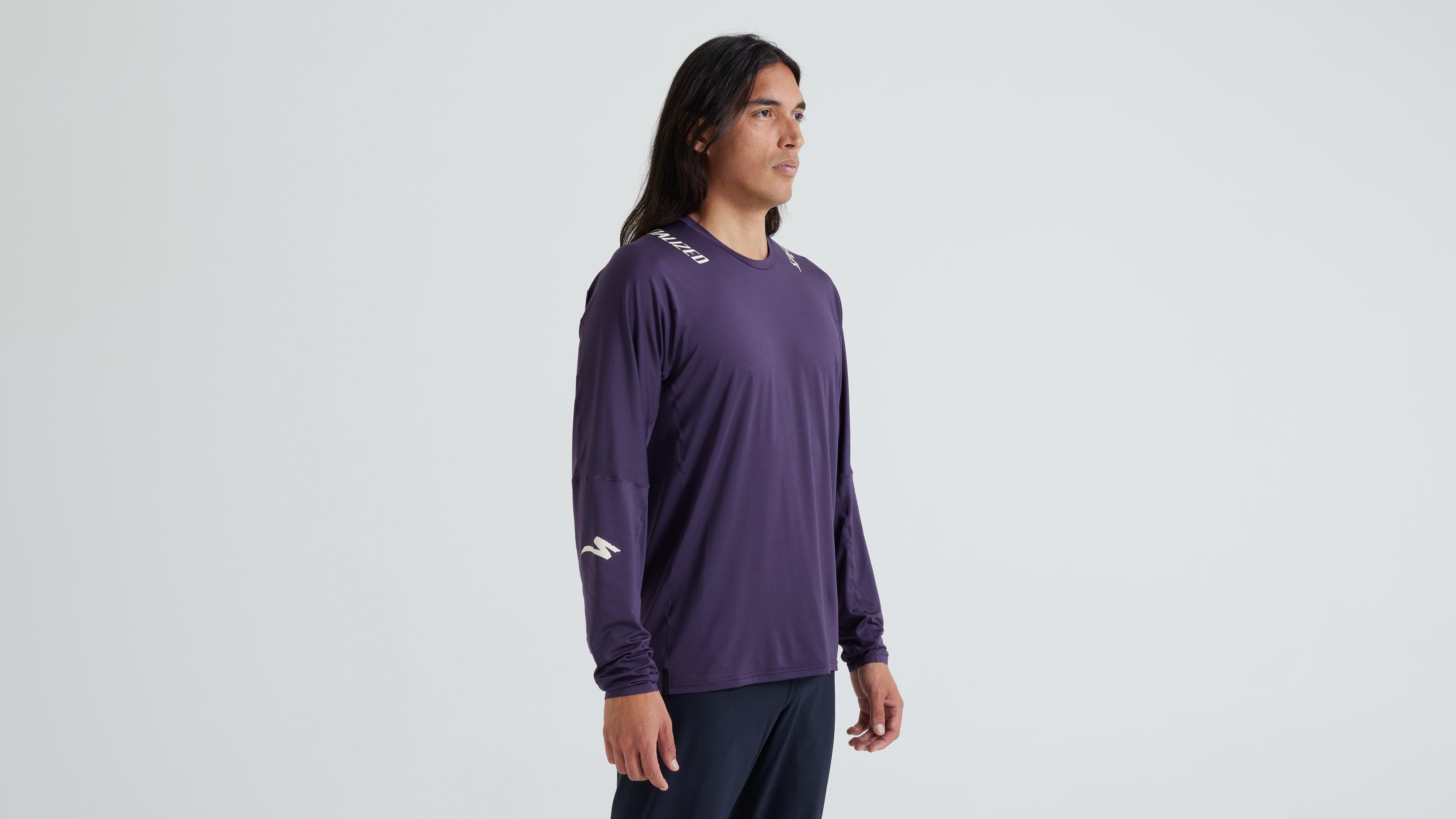 30日間満足保証対象】MEN'S TRAIL AIR LONG SLEEVE JERSEY DUSK S(S 