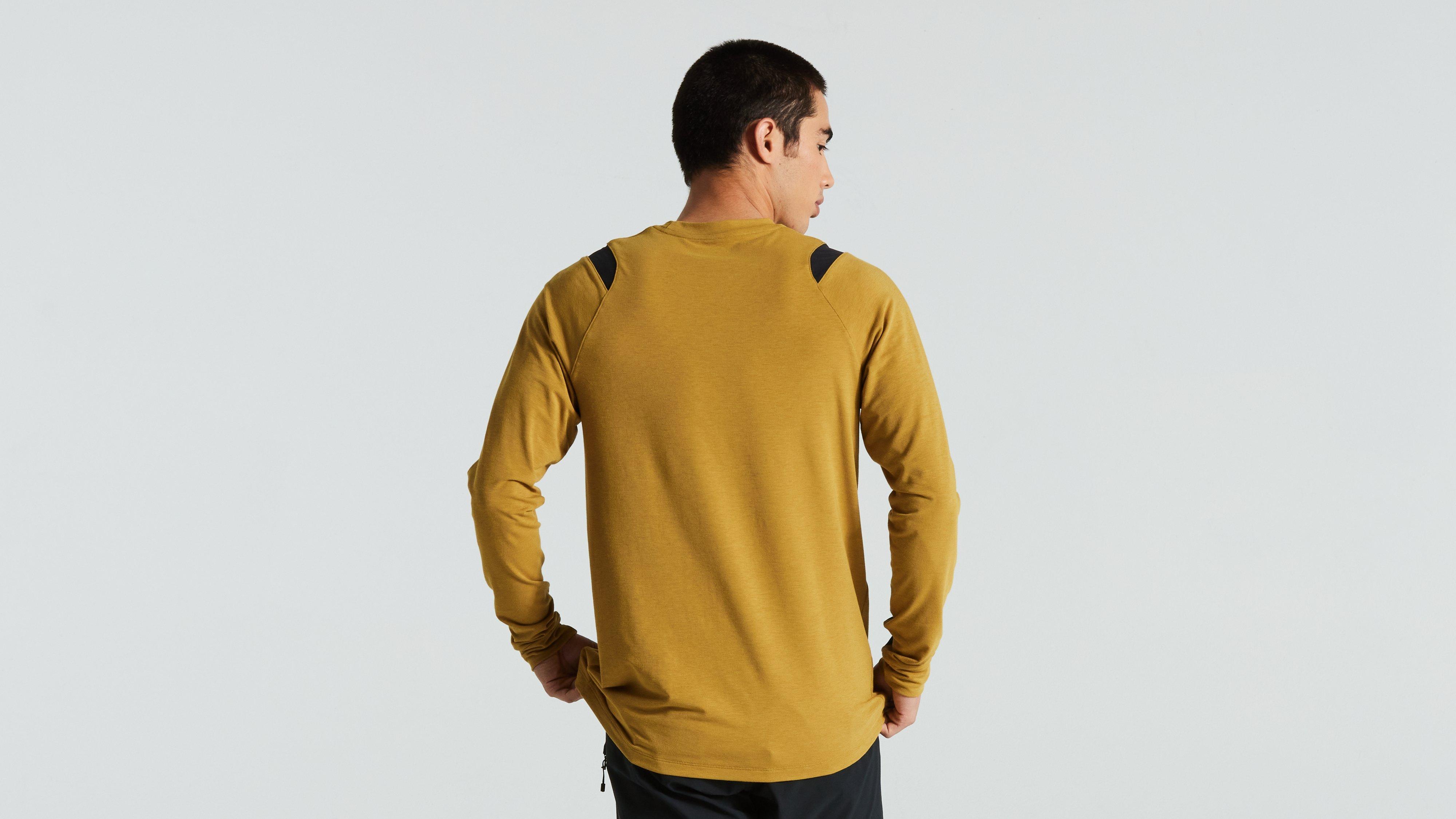 MEN'S TRAIL LONG SLEEVE JERSEY HRVGLD S(S ハーベストゴールド 