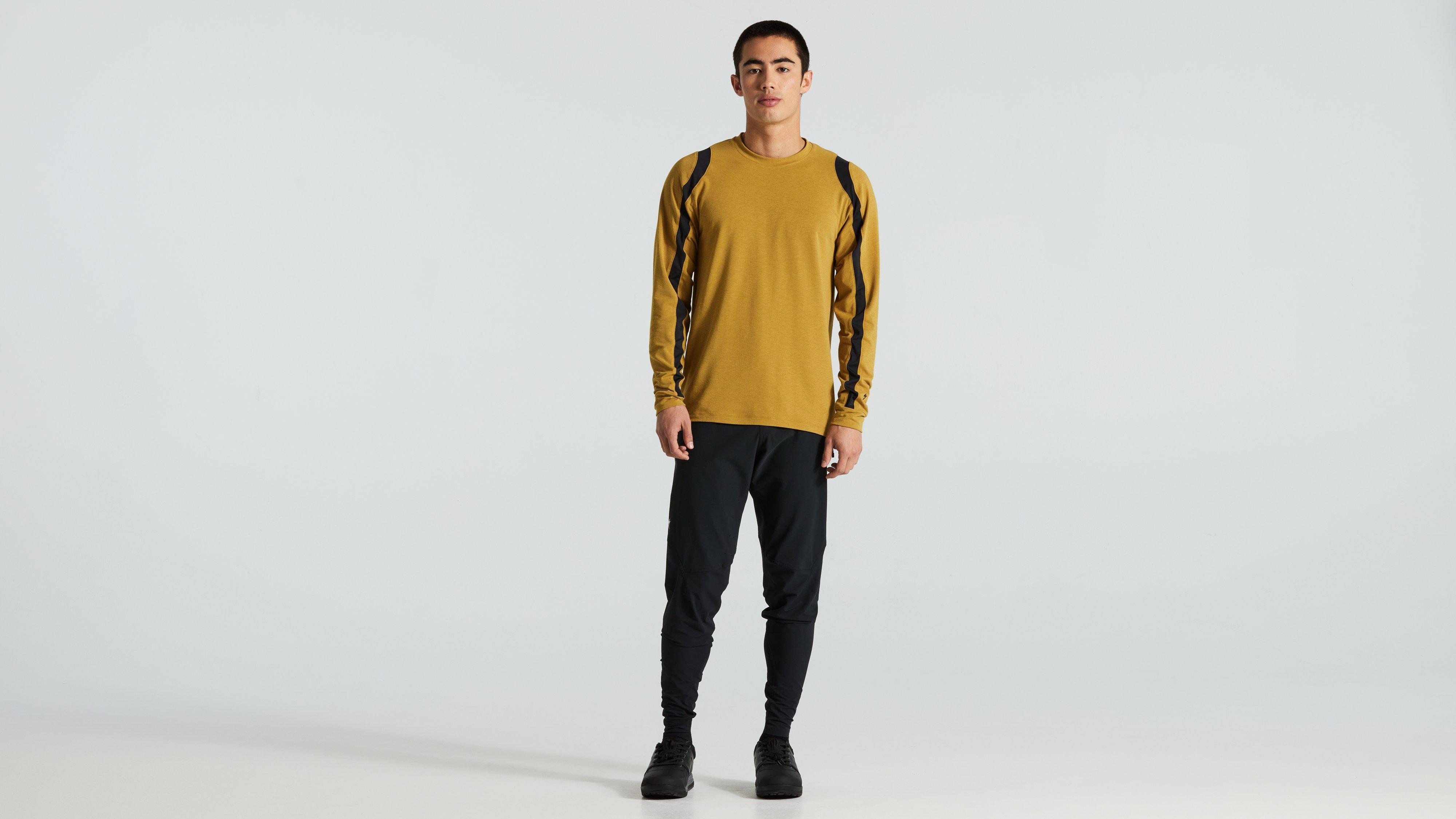 MEN'S TRAIL LONG SLEEVE JERSEY HRVGLD S(S ハーベストゴールド 