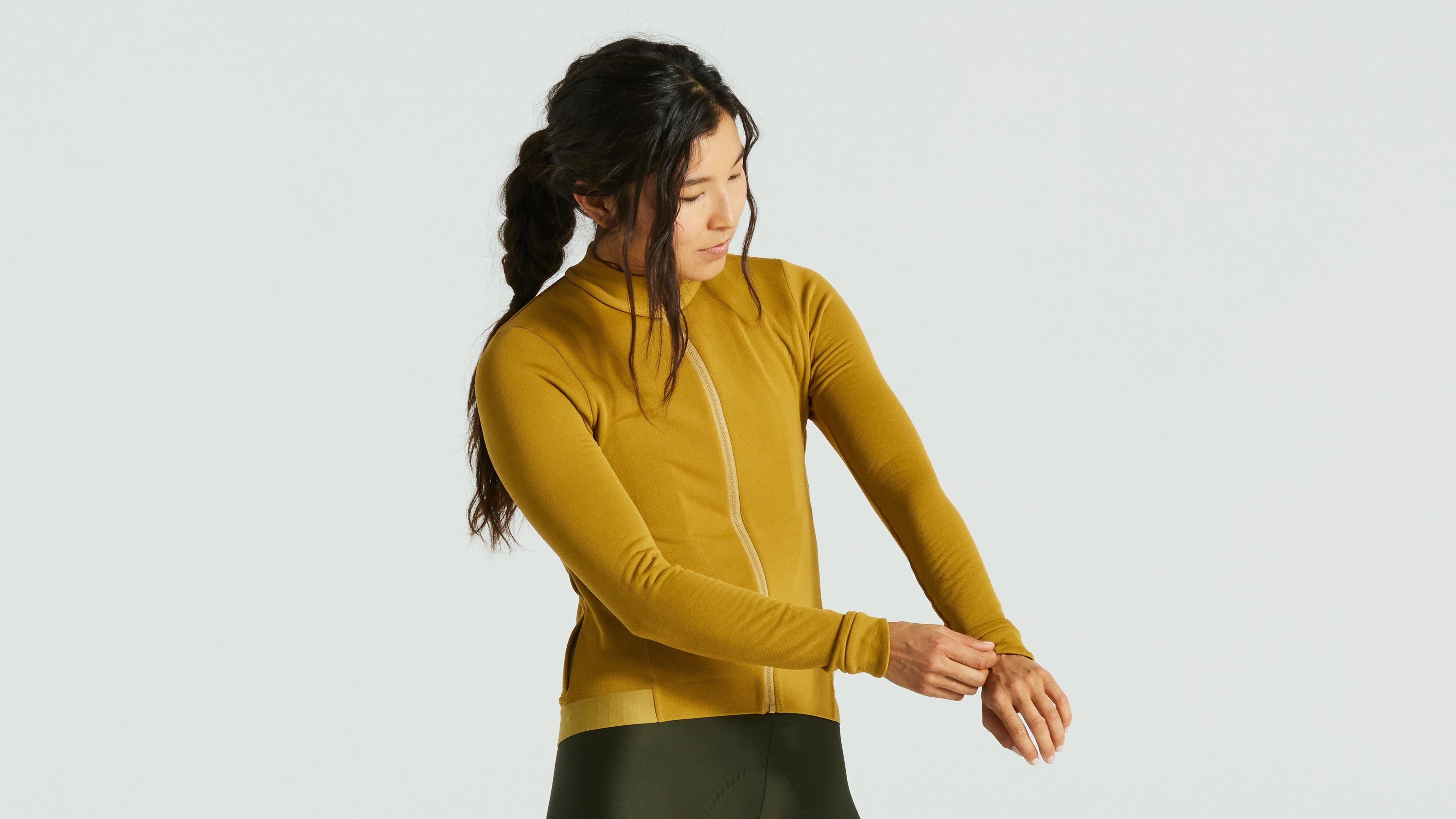 WOMEN'S PRIME POWER GRID LONG SLEEVE JERSEY HRVGLD S(S