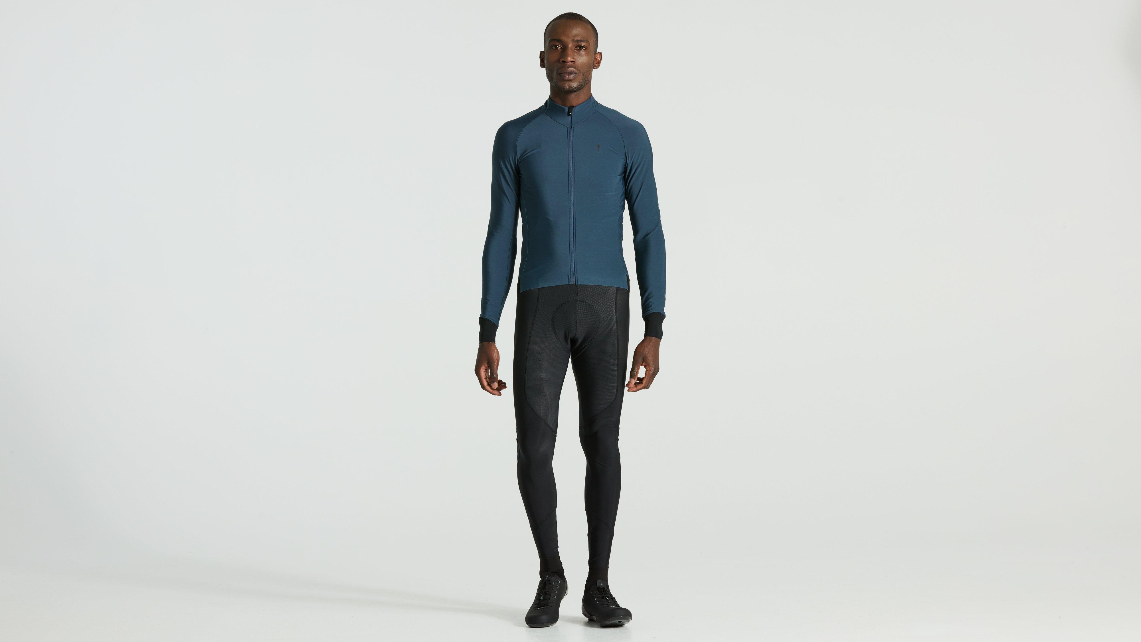 MEN'S SL EXPERT LONG SLEEVE THERMAL JERSEY CSTBLU S(S キャスト 