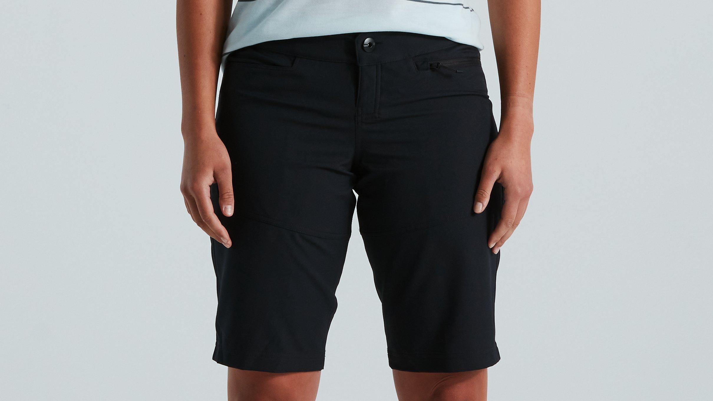 Women's Biker Shorts W/ Pockets - 10 Carbon Gray