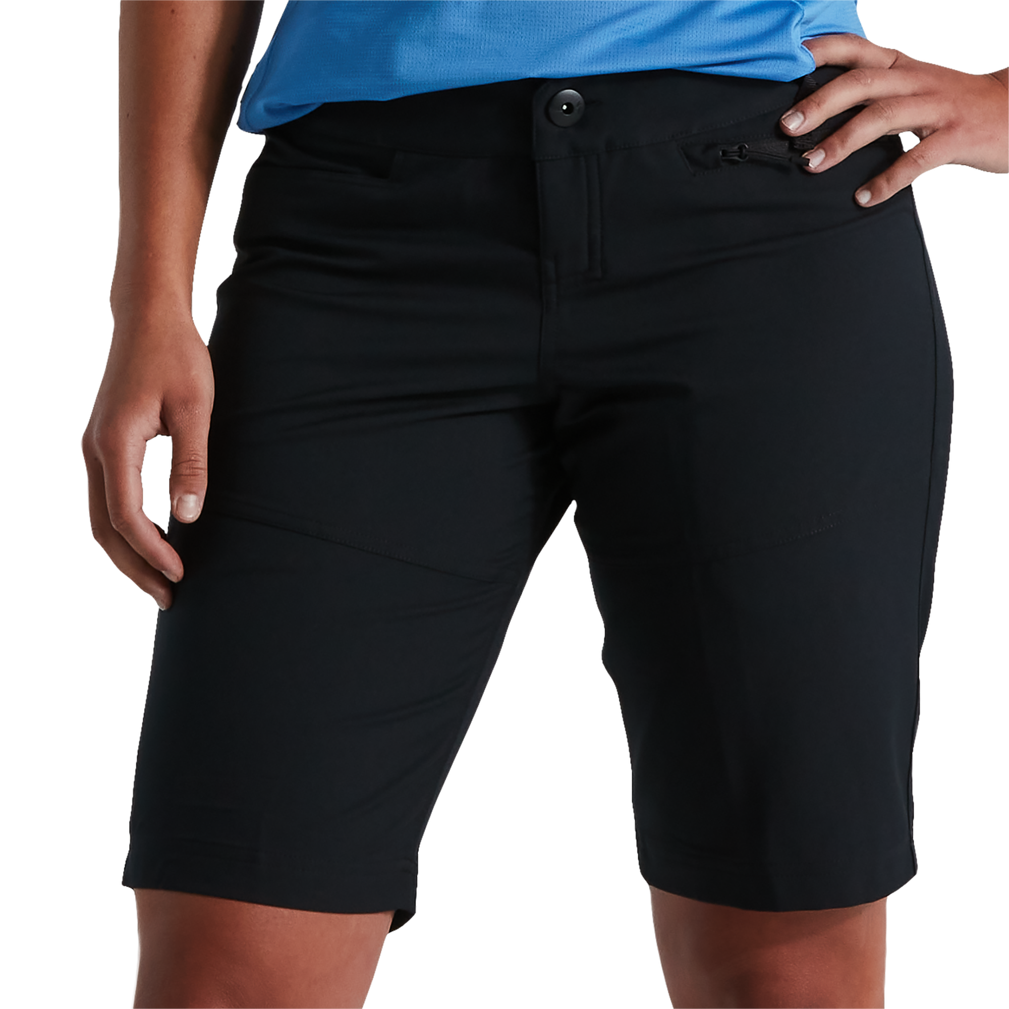 Change The Game Biker Shorts in Jett Black