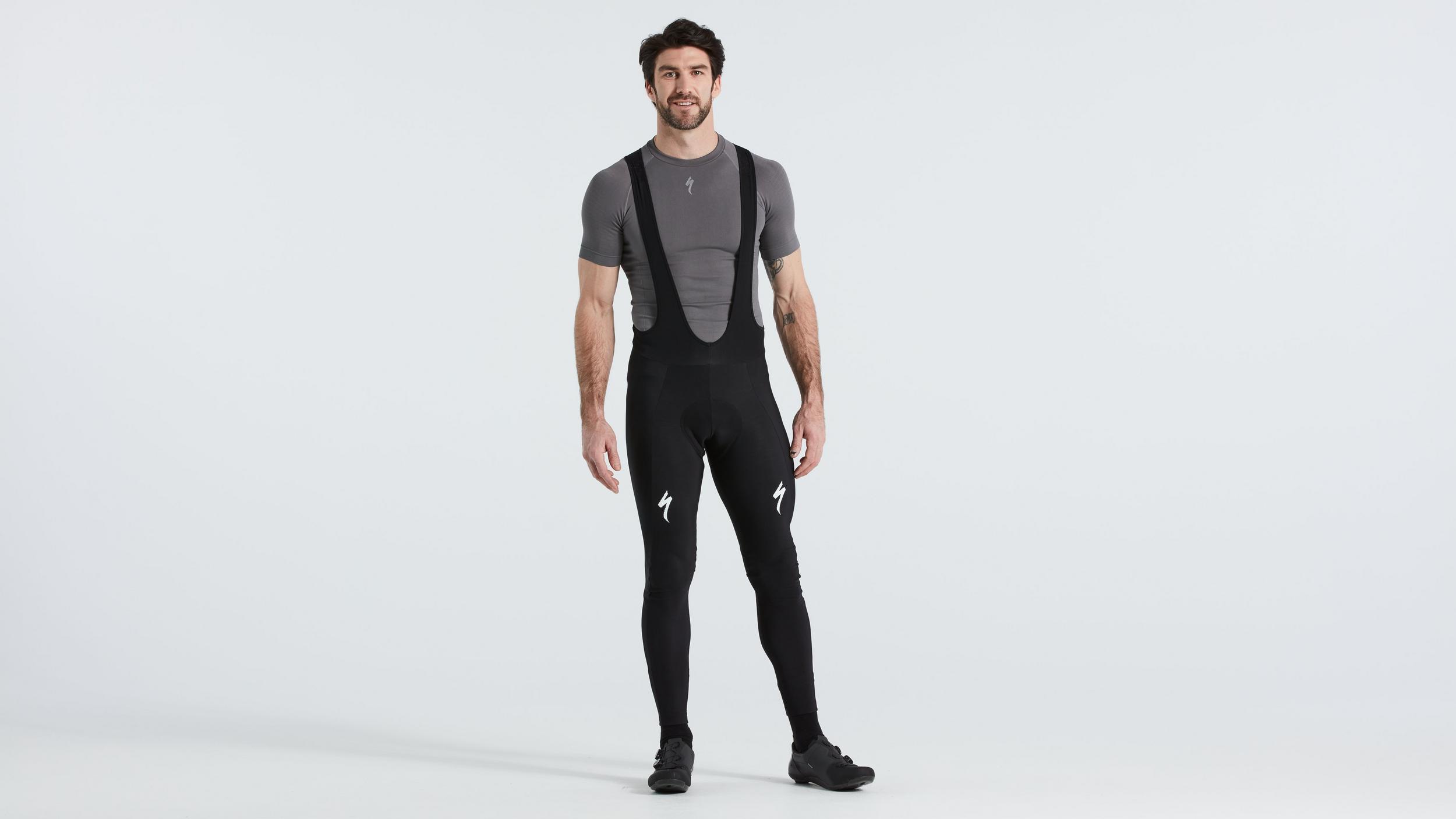 Men's Thermal Bib Tights - Black