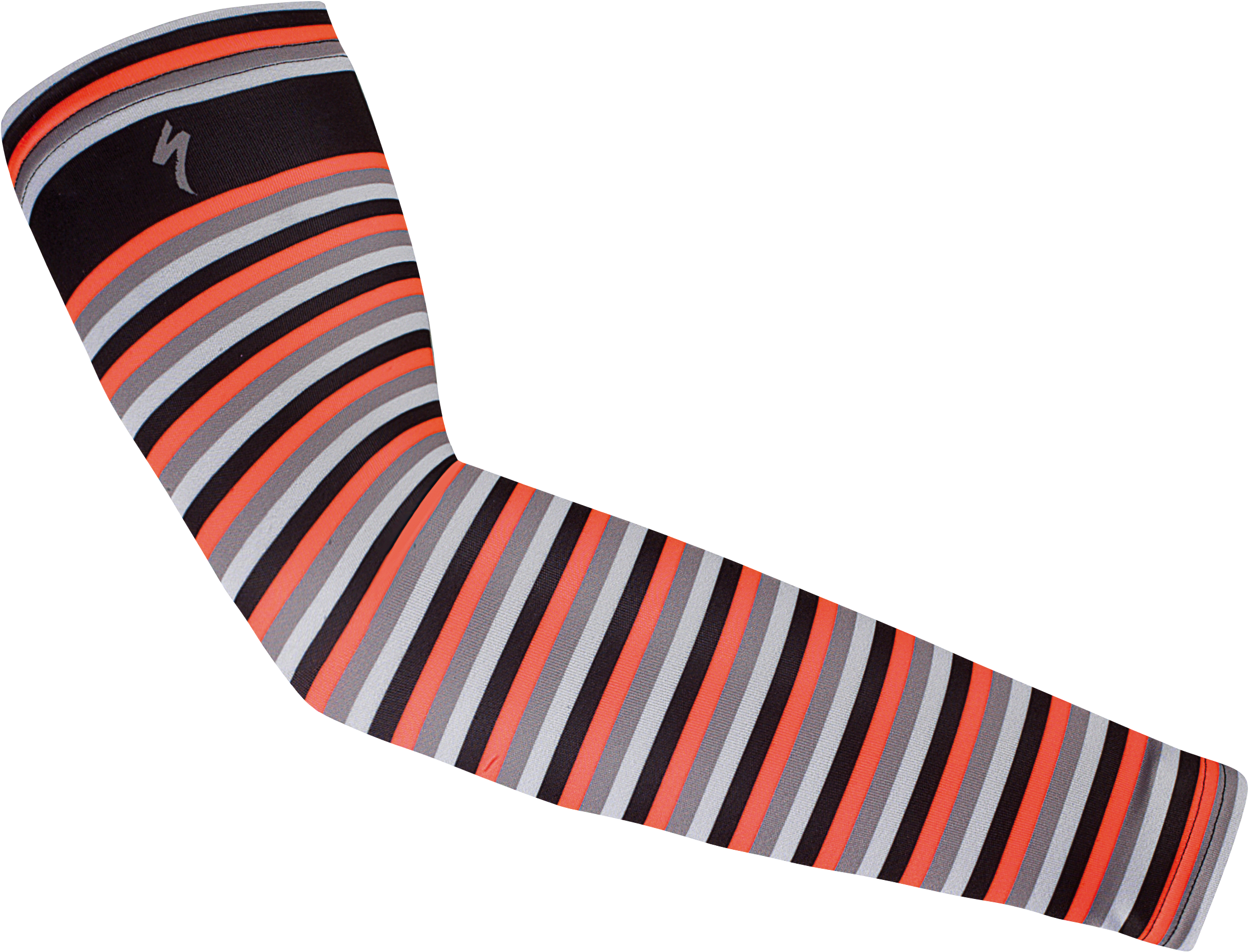 Printed arm warmer stripes