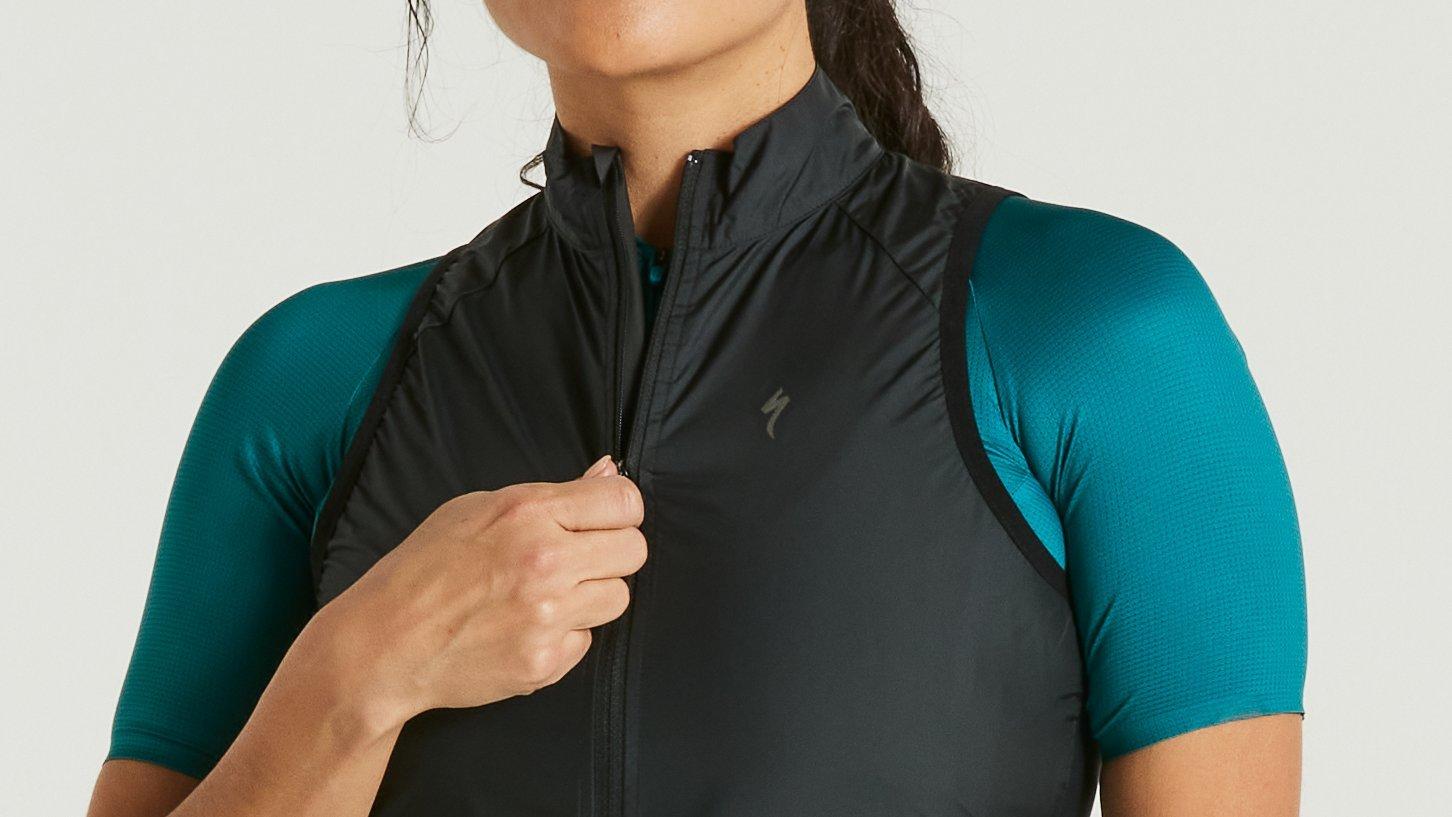 WOMEN'S SL PRO WIND VEST BLK S(S ブラック): アパレル