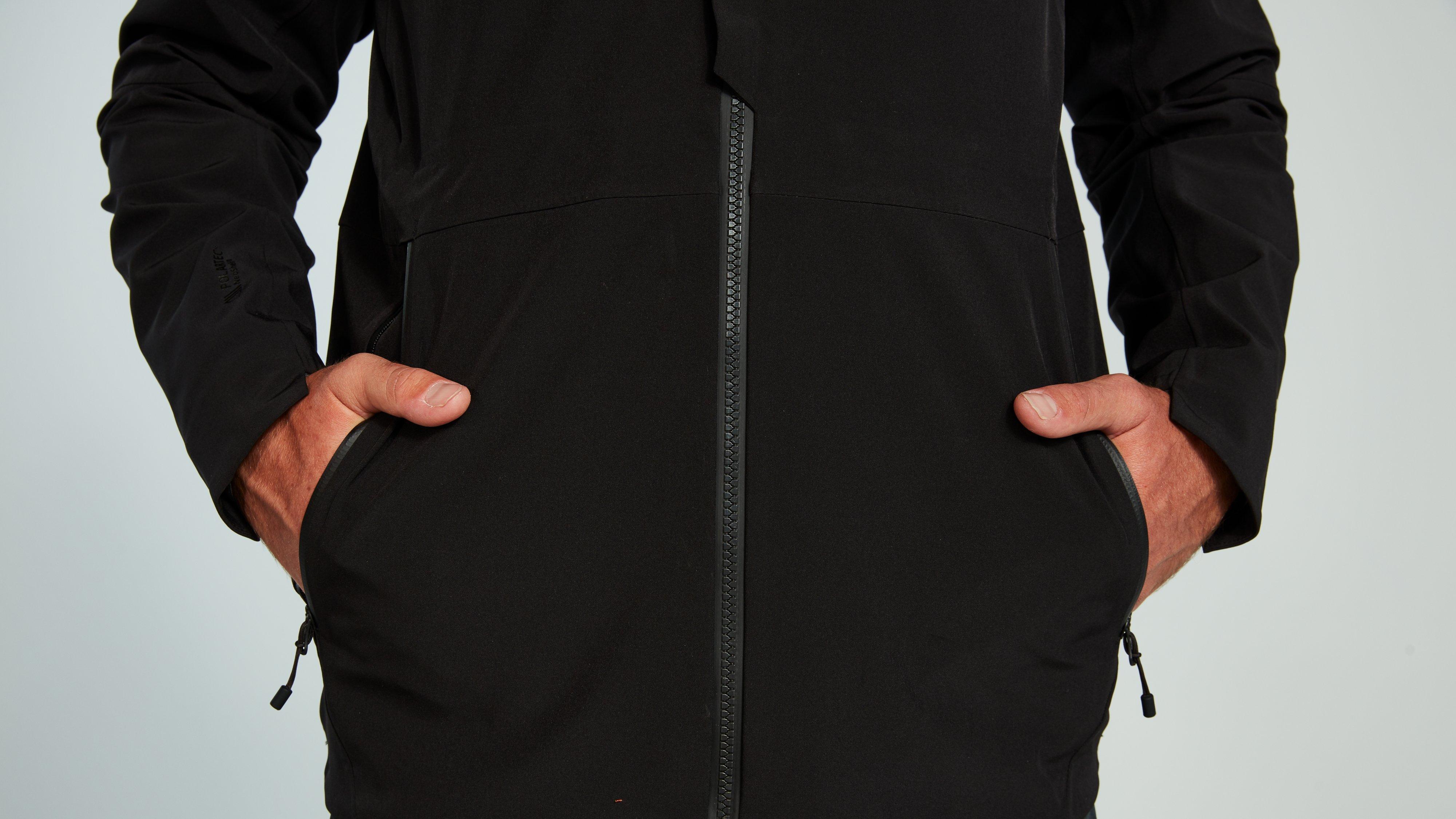 MEN'S TRAIL NEOSHELL RAIN JACKET BLK S(S ブラック): アパレル