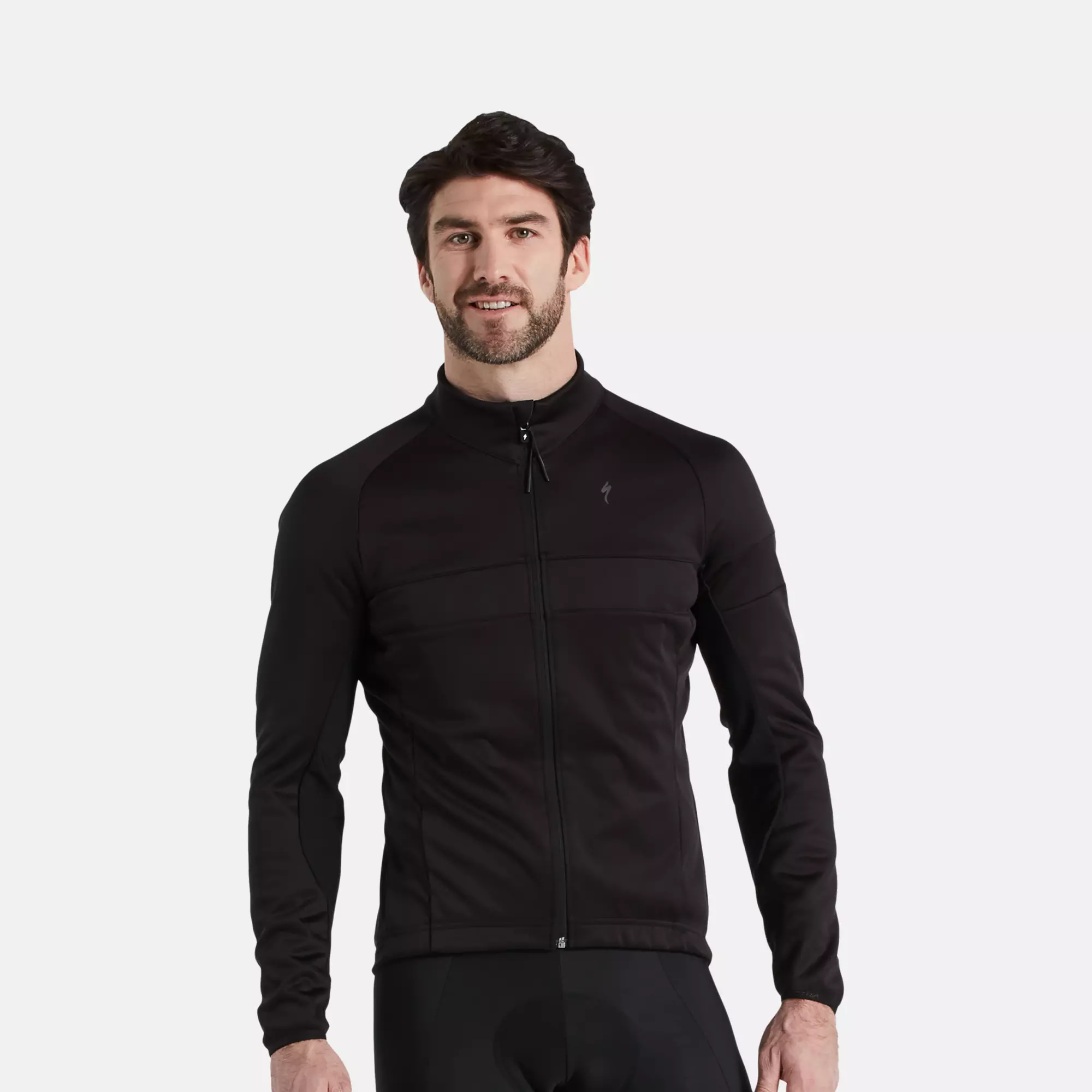 ARCH＆LINE JERSEY BASIC JACKET［145-165cm］ 1419-BDJ Men's Bonded Jersey 1/4 Zip Windshirt