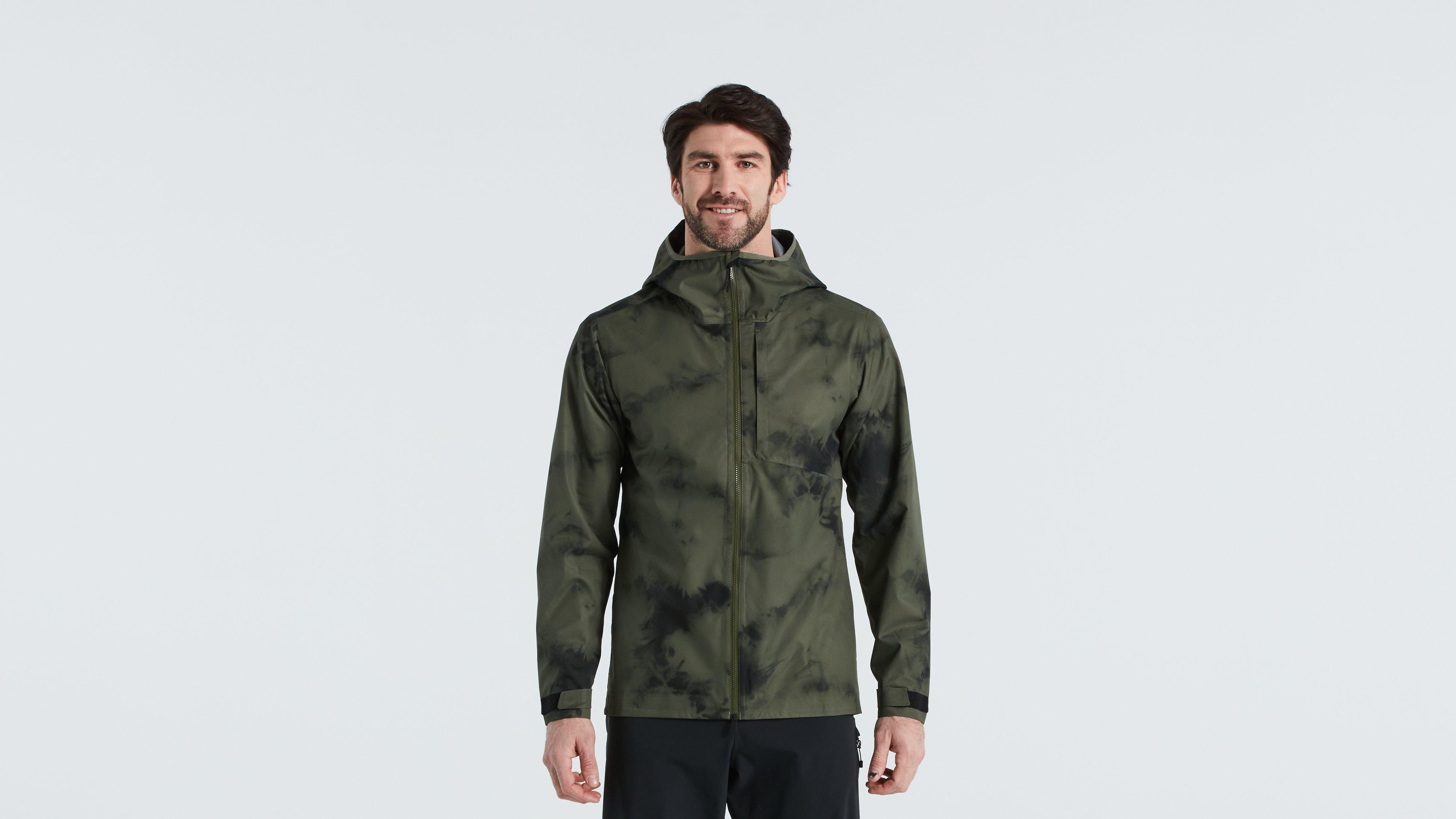 ALTERED-EDITION TRAIL RAIN JACKET MEN OAKGRN S(S オークグリーン