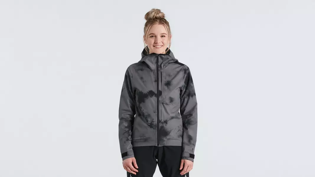 Women's Altered-Edition Trail Rain Jacket SM Smoke