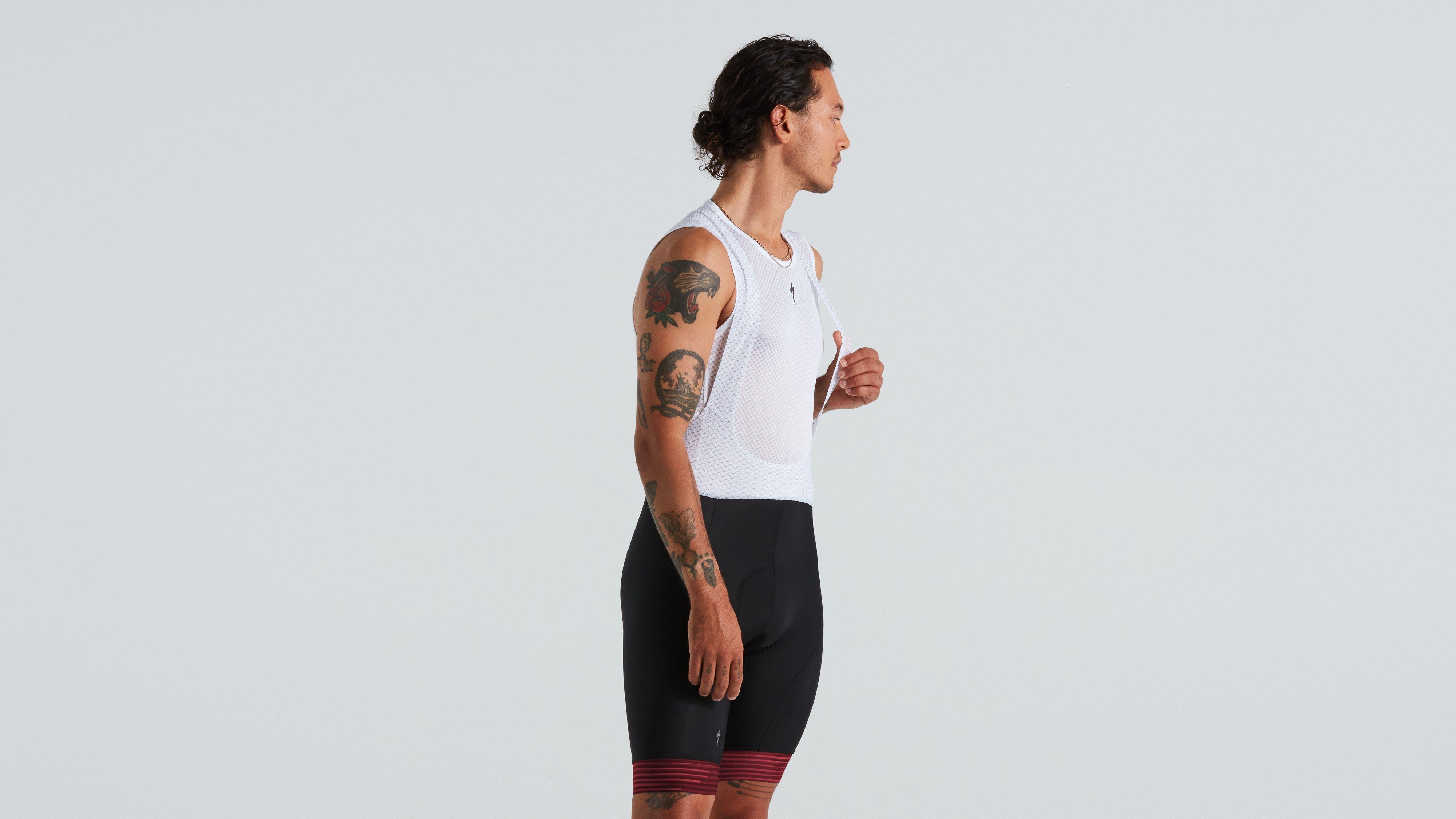 クリアランスセール対象】MEN'S SL BLUR BIB SHORTS MRN M(M マルーン