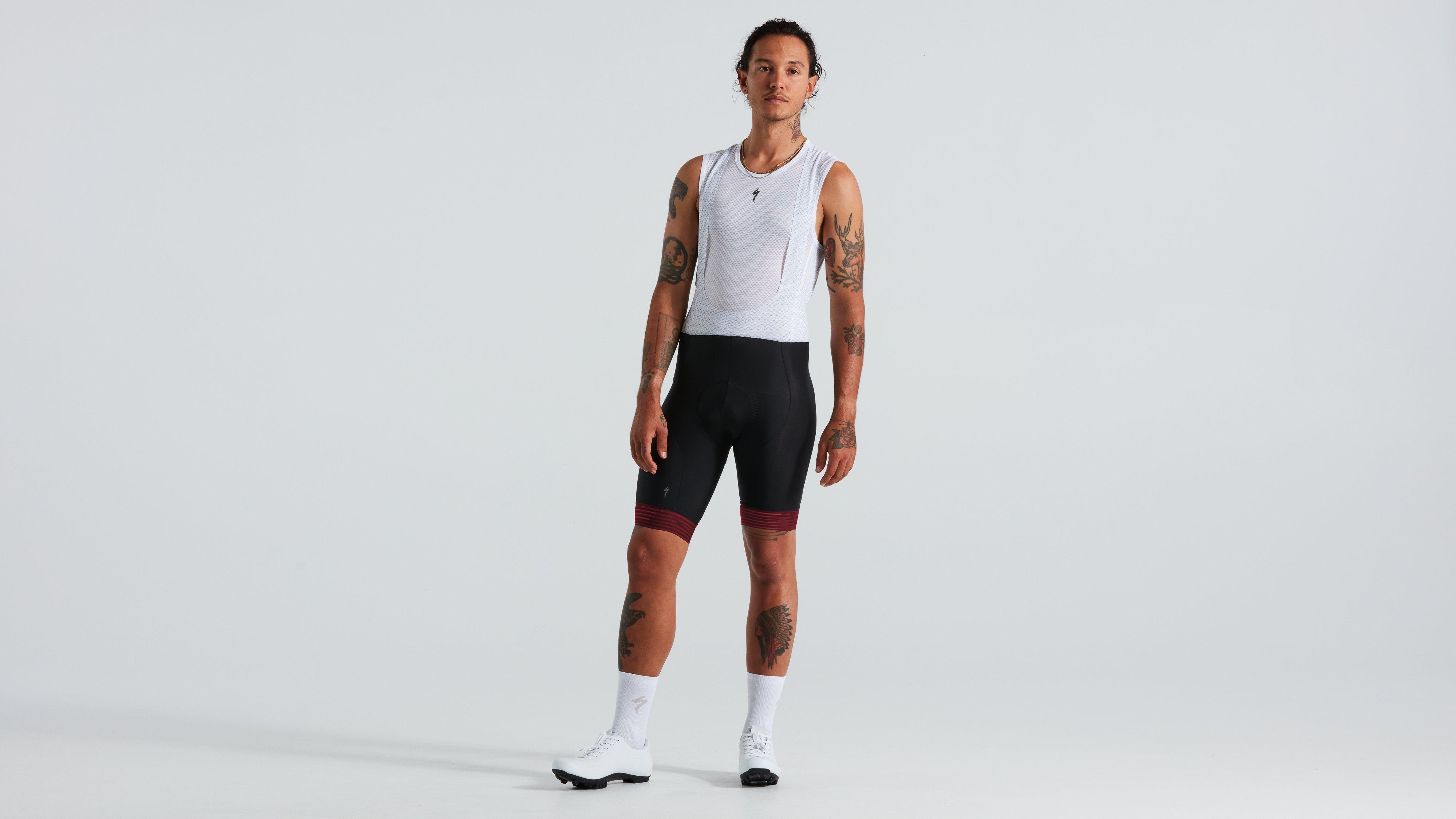 クリアランスセール対象】MEN'S SL BLUR BIB SHORTS MRN M(M マルーン