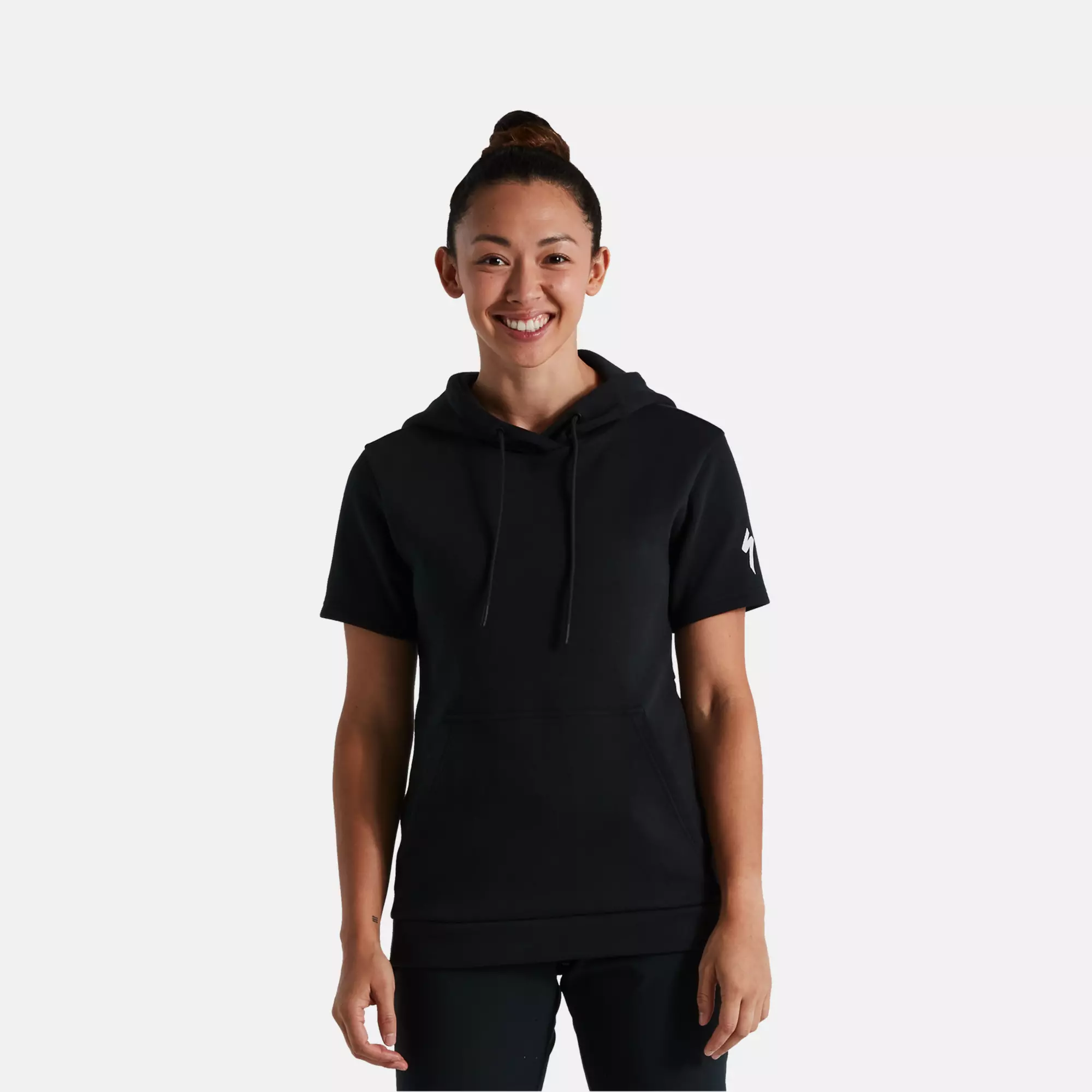 Short sleeve hoodie style hotsell