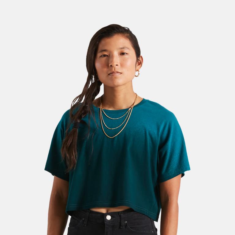 Women's Short Sleeve Crop T-Shirt