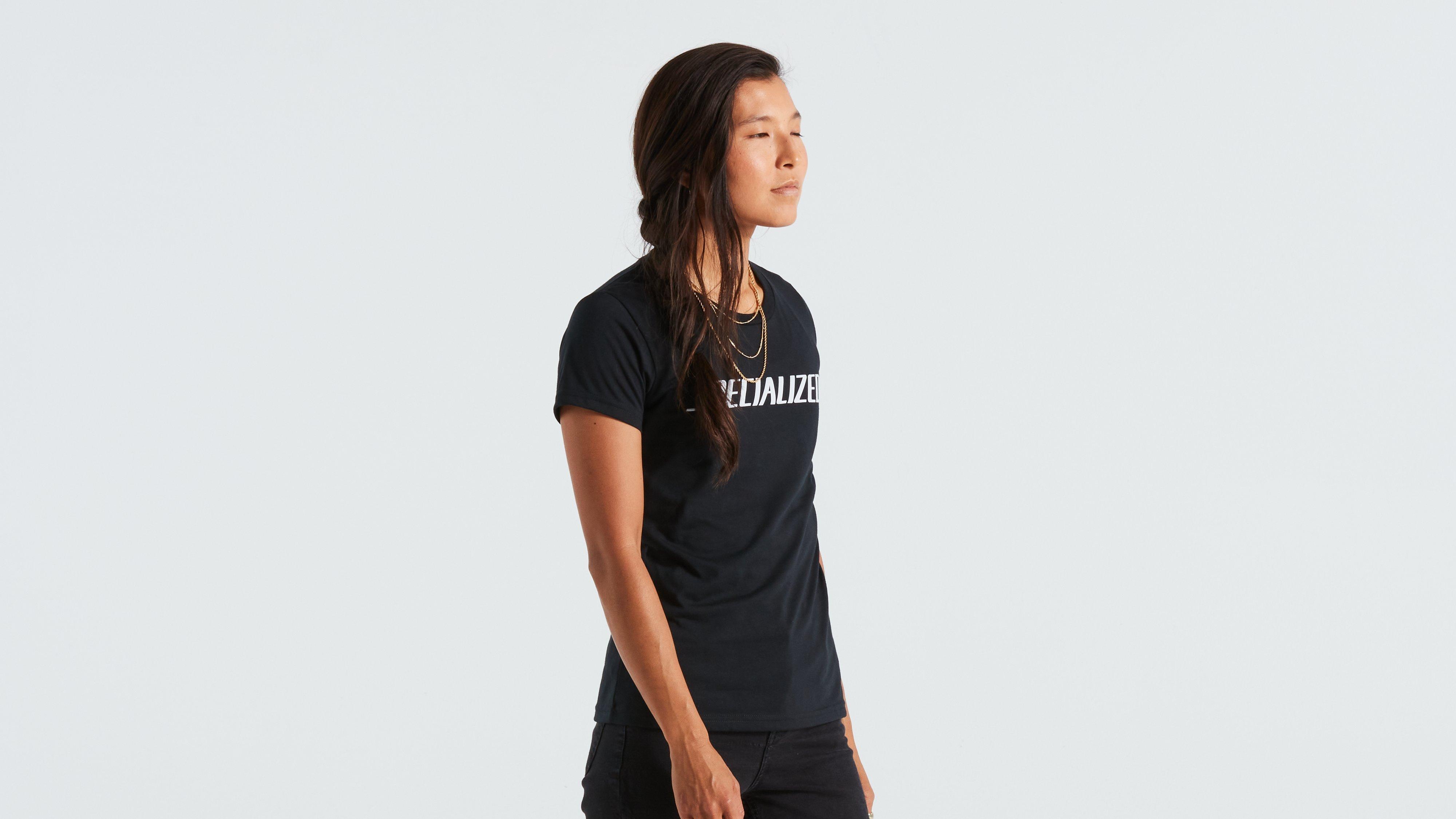 30日間満足保証対象】WOMEN'S WORDMARK SHORT SLEEVE T-SHIRT BLK XS(XS ブラック):  アパレル｜スペシャライズドオンラインストア