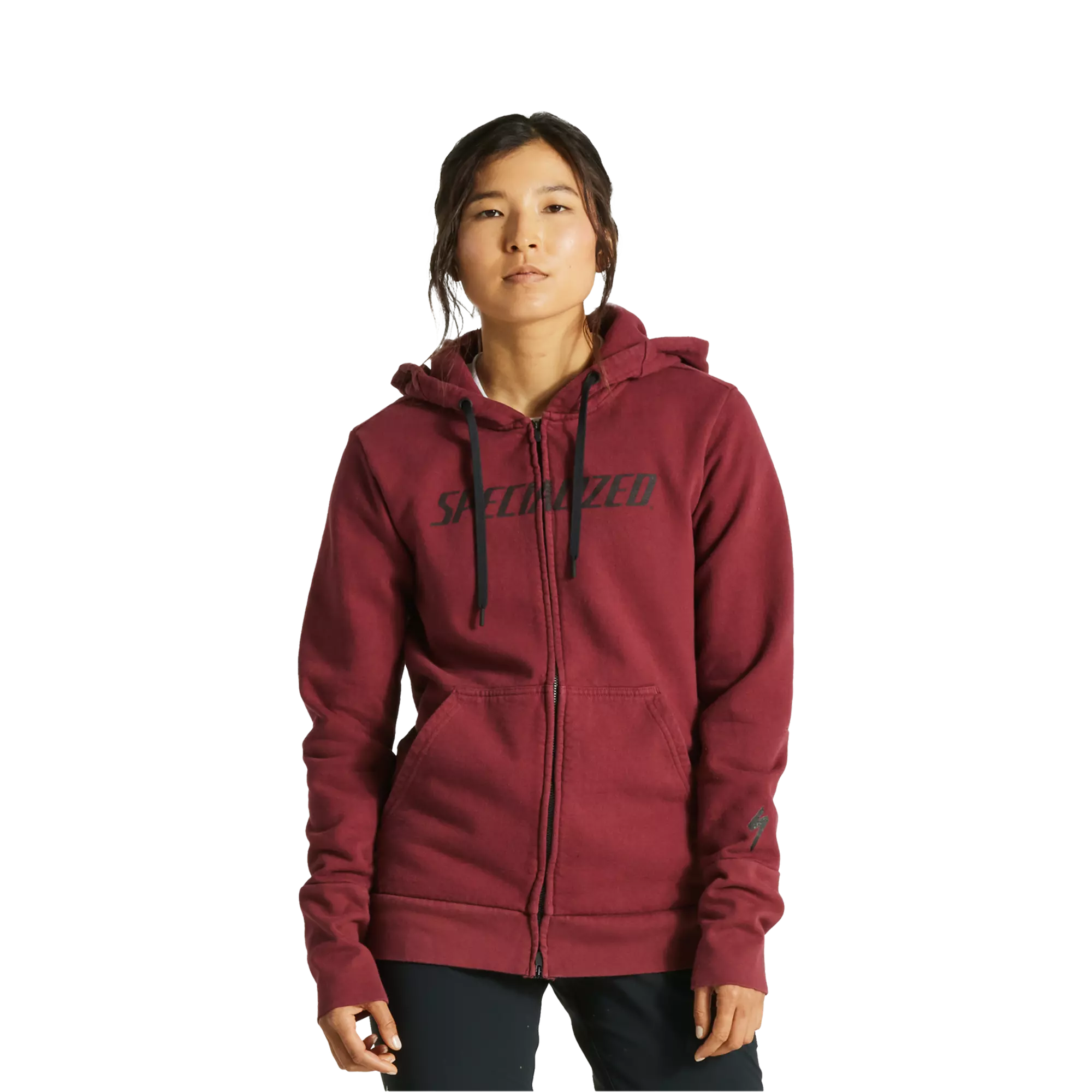 Sudadera Specialized de mujer con capucha y cremallera Legacy