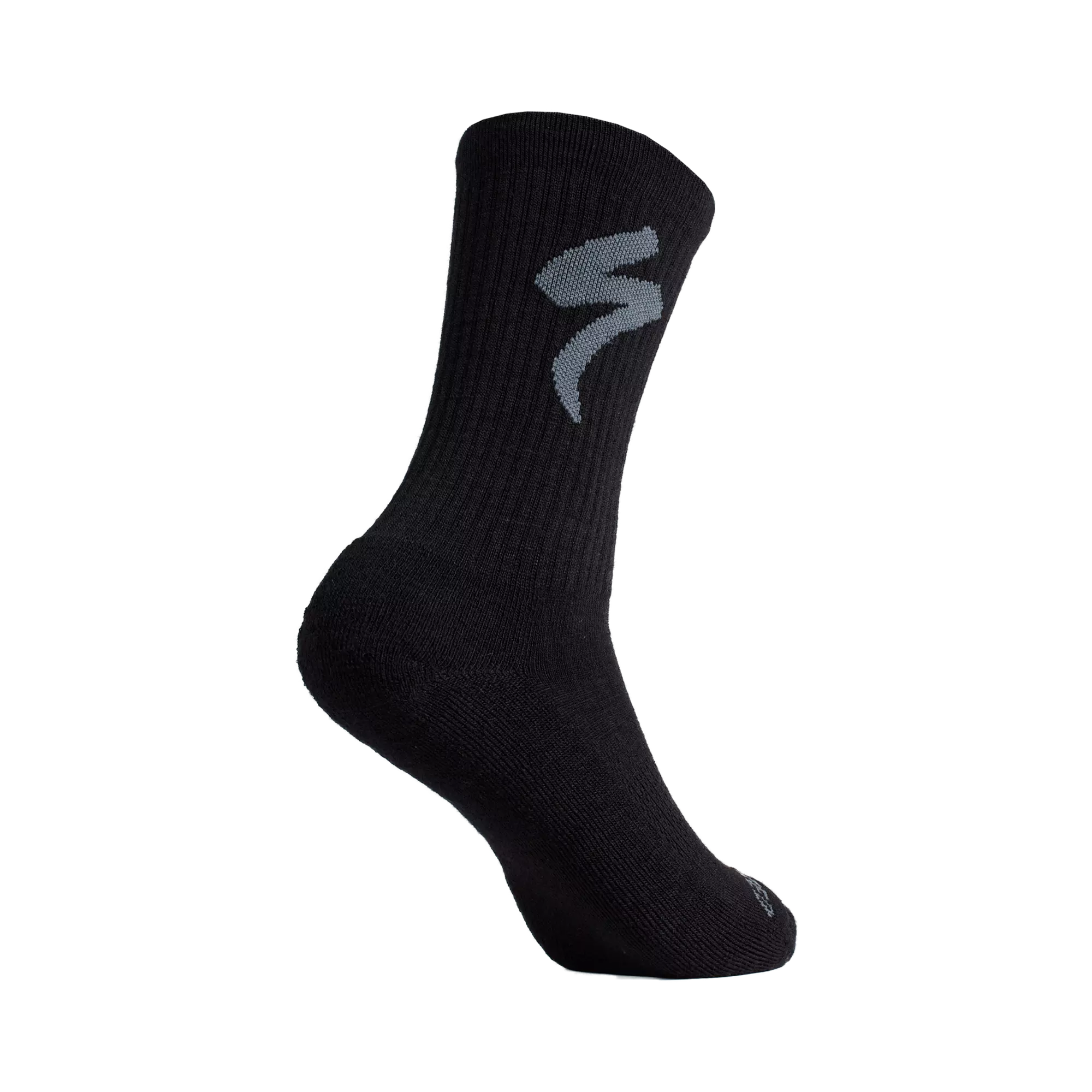 Merino Midweight Tall Logo Socks