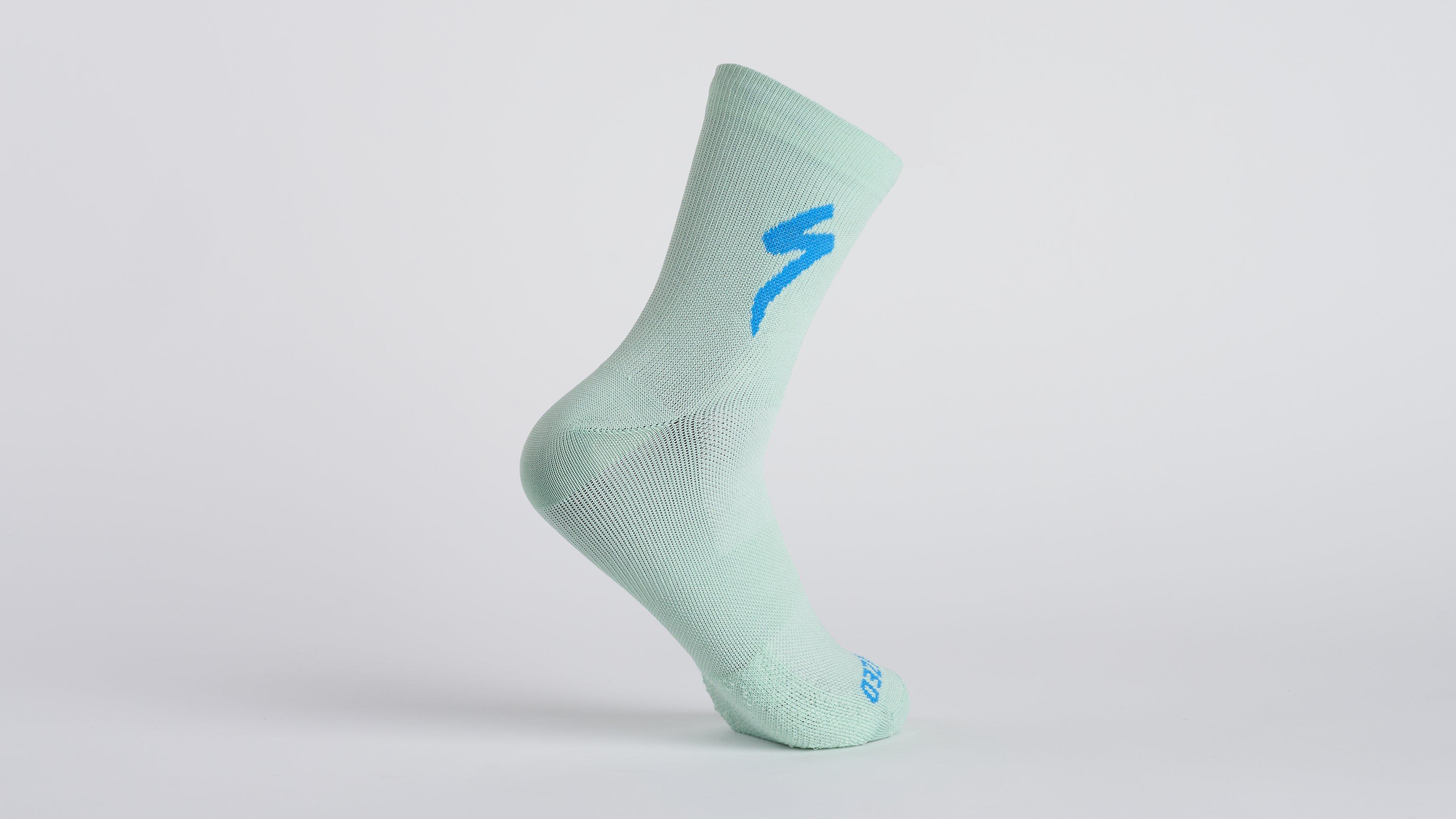 30日間満足保証対象】SOFT AIR MID LOGO SOCK WHTSGE M(M (25.5 cm～27