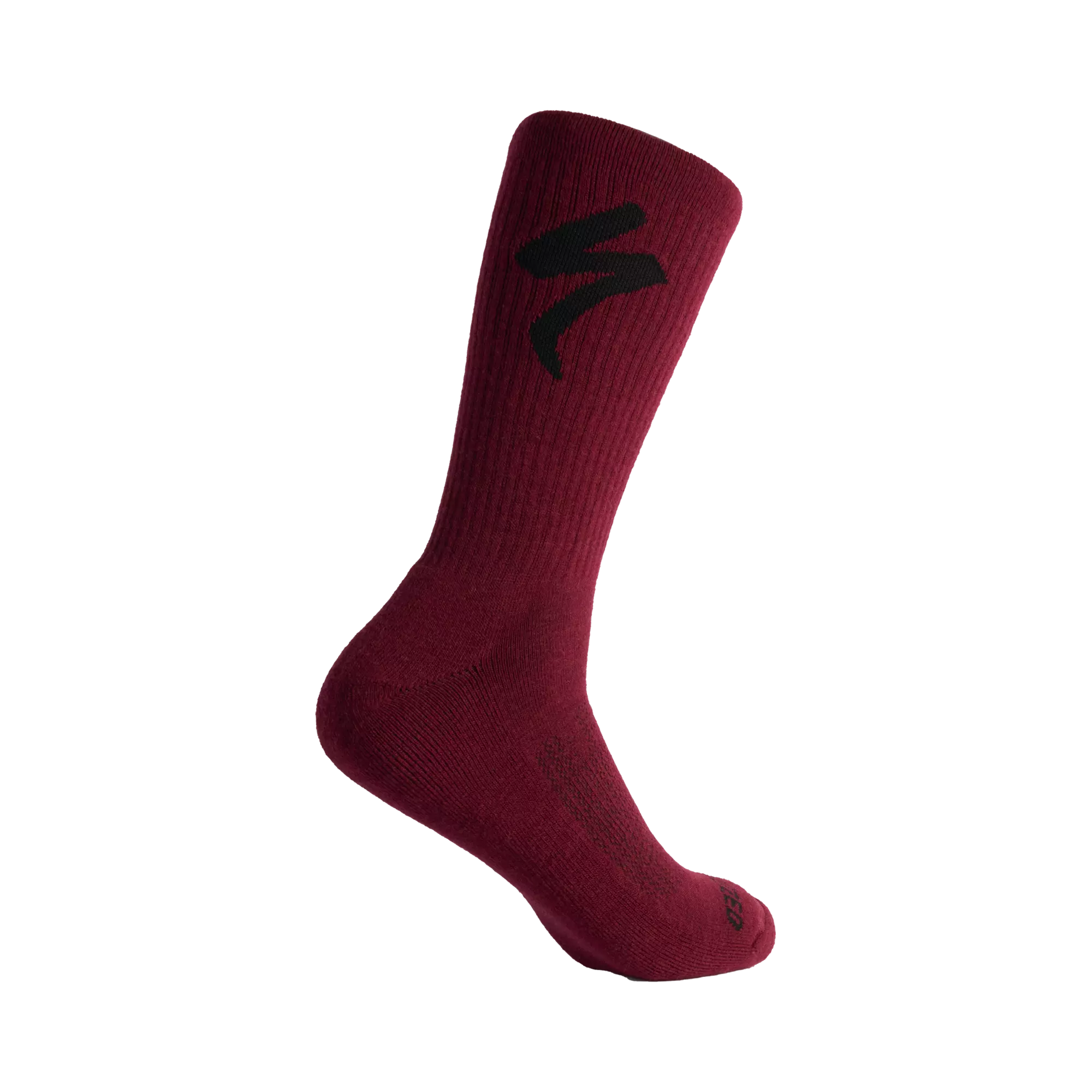 Merino Midweight Tall Logo Socks